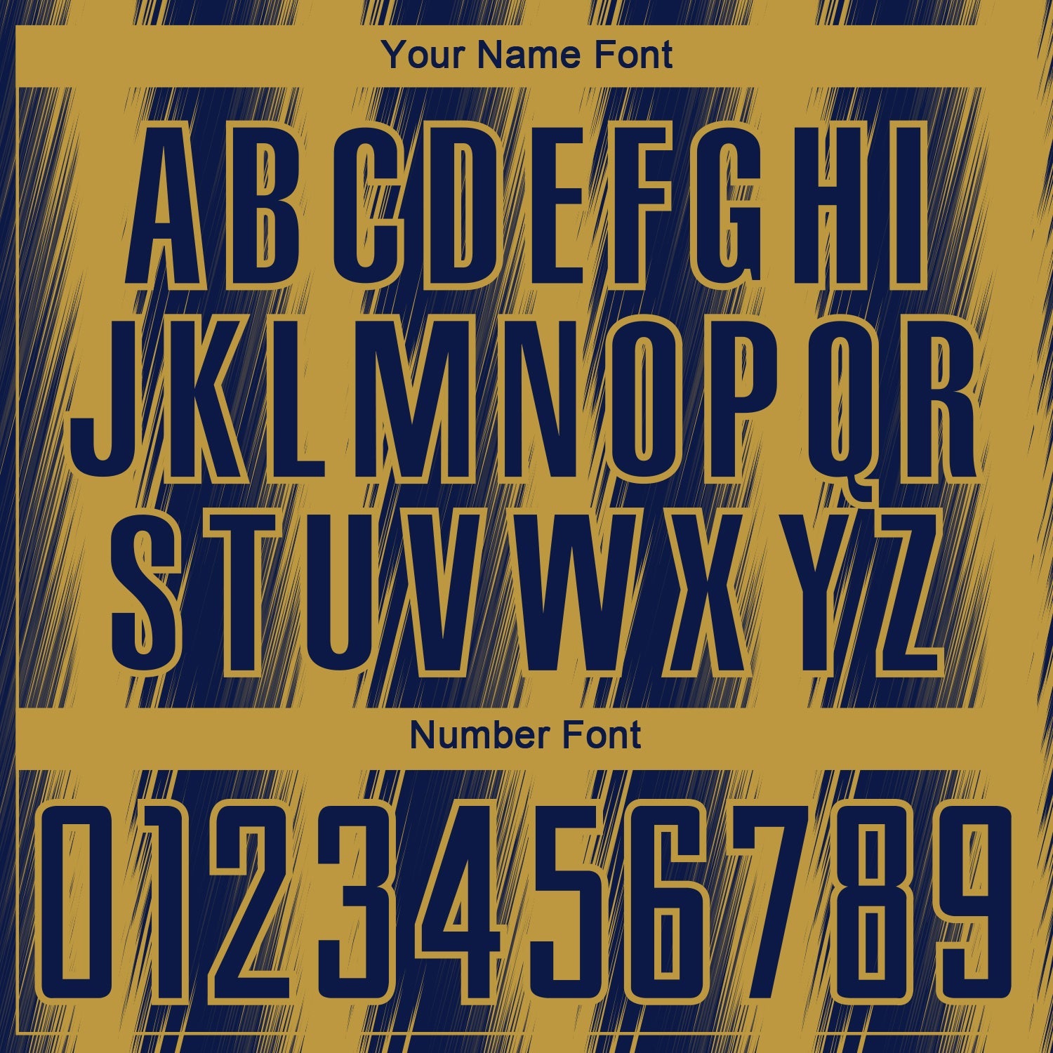 Custom Navy Old Gold Vertical Brush Stroke Stripes Sublimation Soccer Uniform Jersey view 6