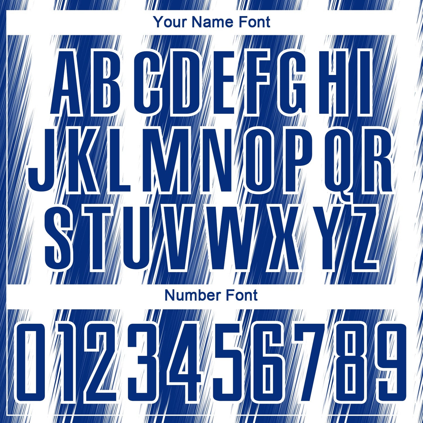 Custom Royal White Vertical Brush Stroke Stripes Sublimation Soccer Uniform Jersey view 6