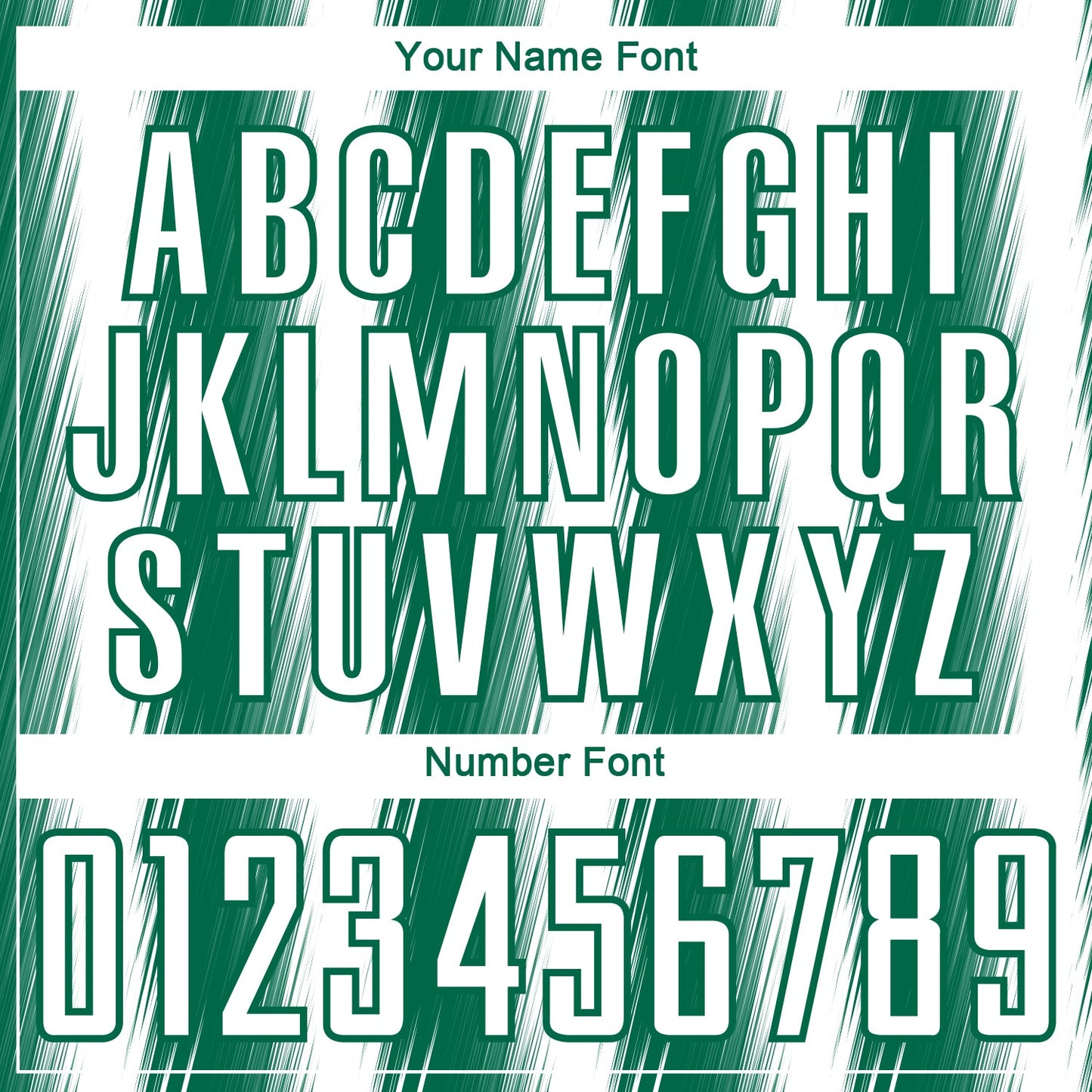Custom Kelly Green White Vertical Brush Stroke Stripes Sublimation Soccer Uniform Jersey view 6