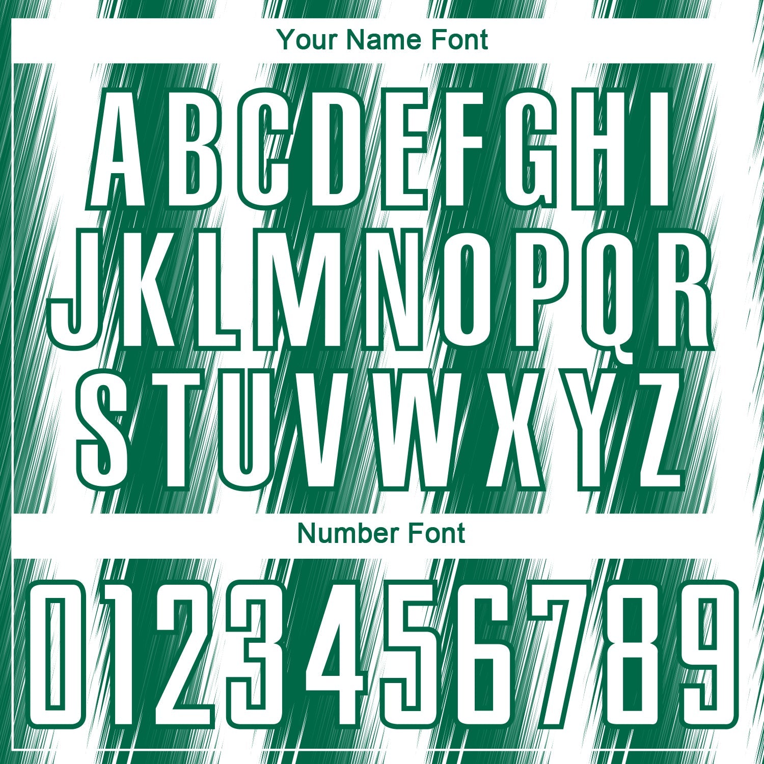 Custom Kelly Green White Vertical Brush Stroke Stripes Sublimation Soccer Uniform Jersey view 6