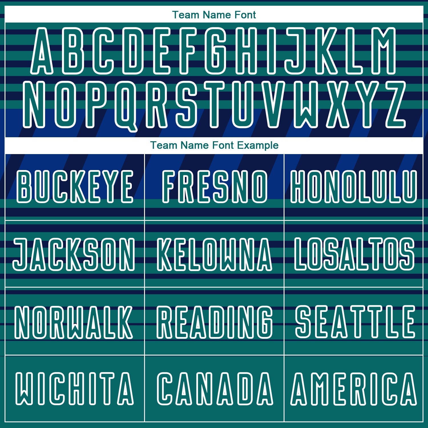 Custom Navy Teal Royal-White Gradient Horizontal Stripes Sublimation Soccer Uniform Jersey view 5