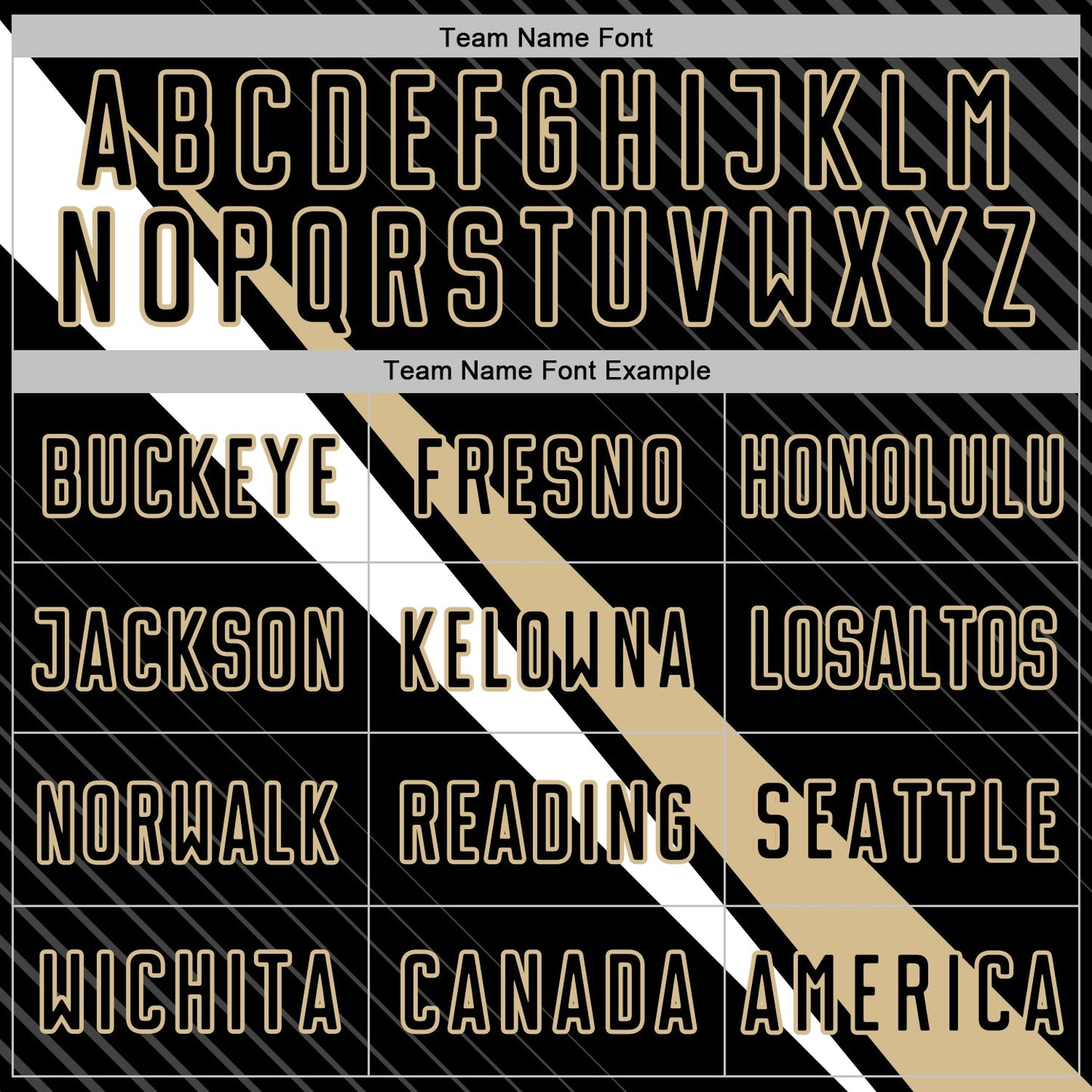 Custom Black Vegas Gold-White Diagonal Stripes Sports Sublimation Soccer Uniform Jersey view 5