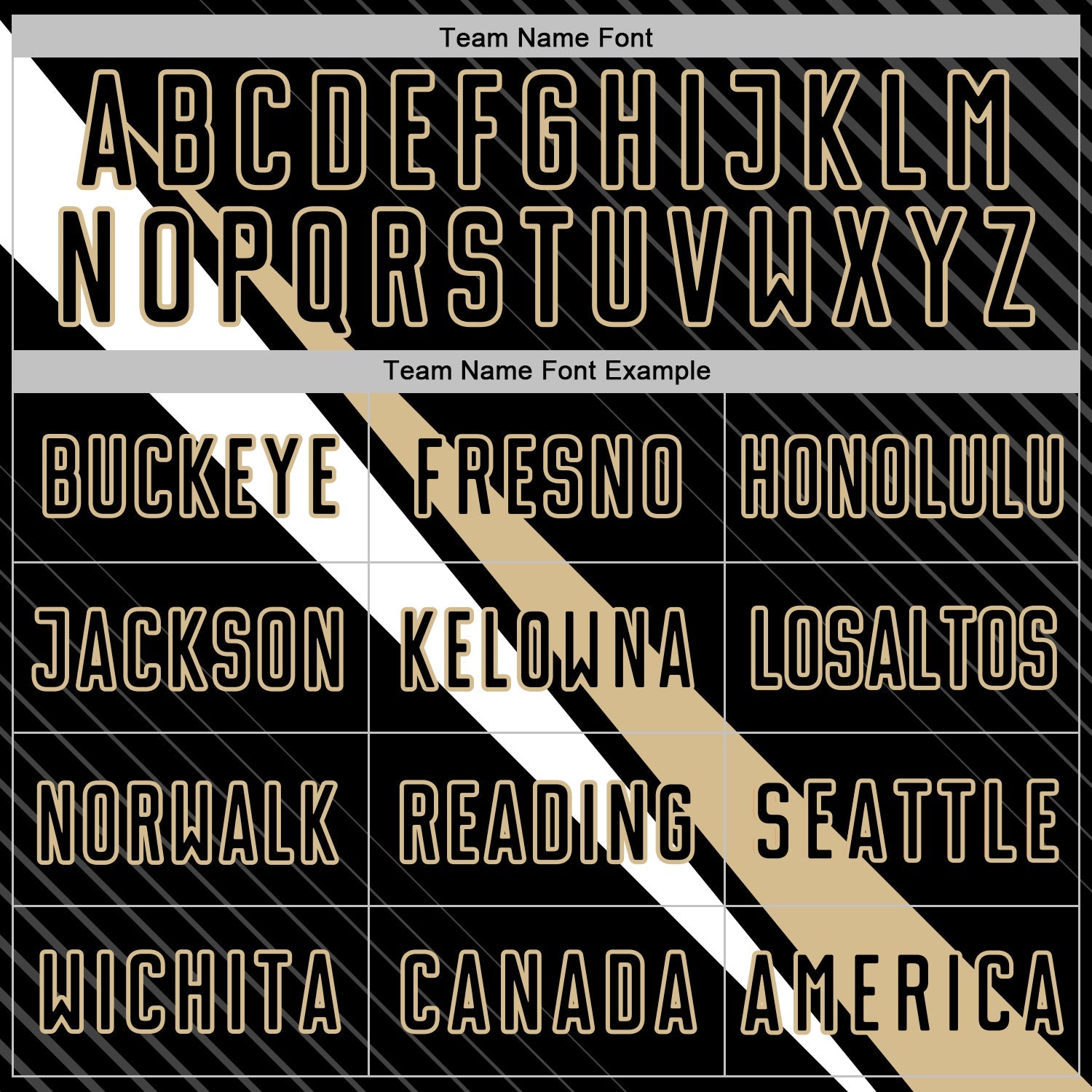 Custom Black Vegas Gold-White Diagonal Stripes Sports Sublimation Soccer Uniform Jersey view 5
