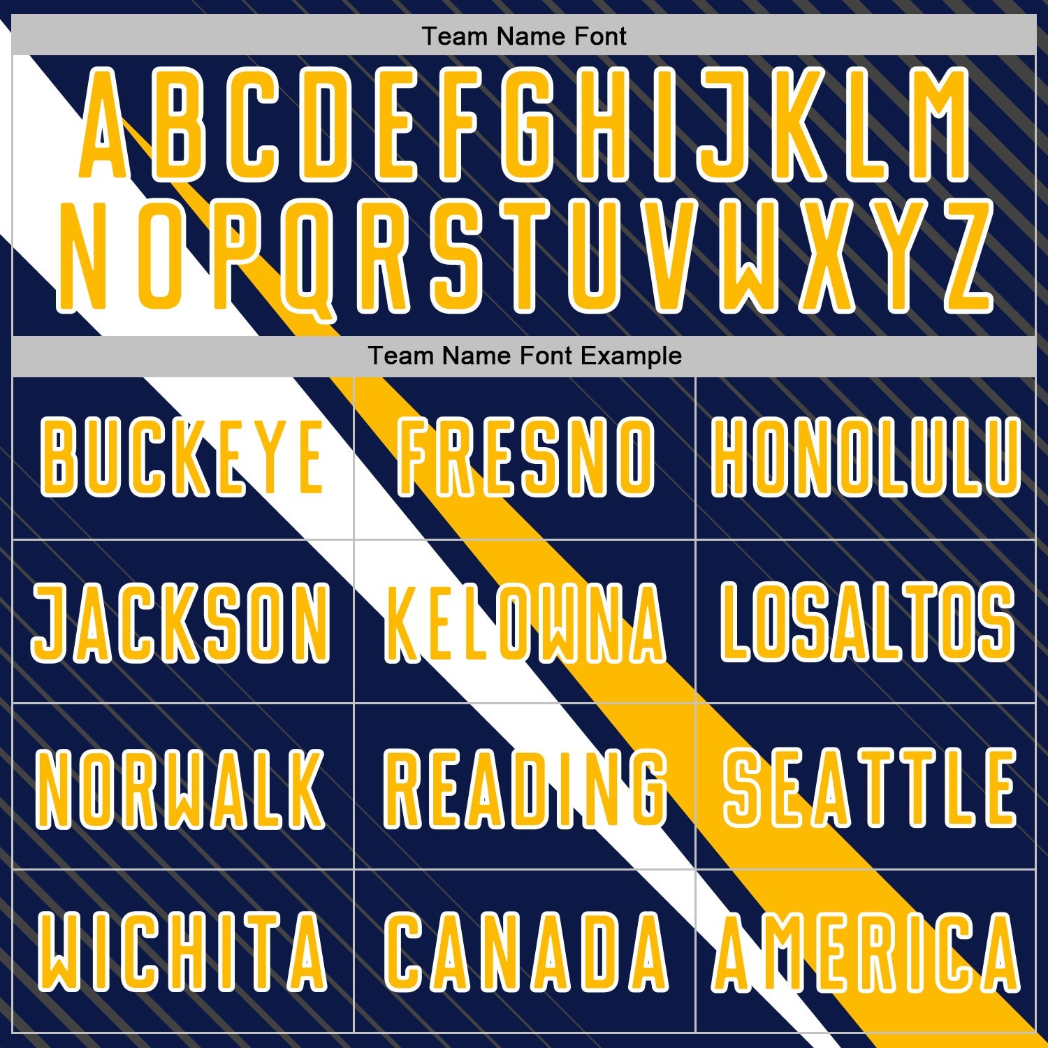 Custom Navy Gold-White Diagonal Stripes Sports Sublimation Soccer Uniform Jersey view 5