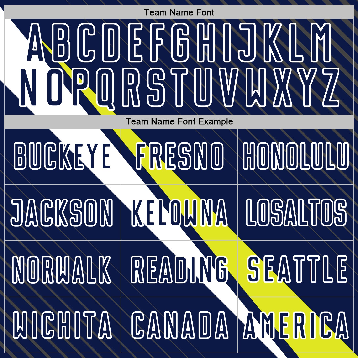 Custom Navy White-Neon Yellow Diagonal Stripes Sports Sublimation Soccer Uniform Jersey view 5