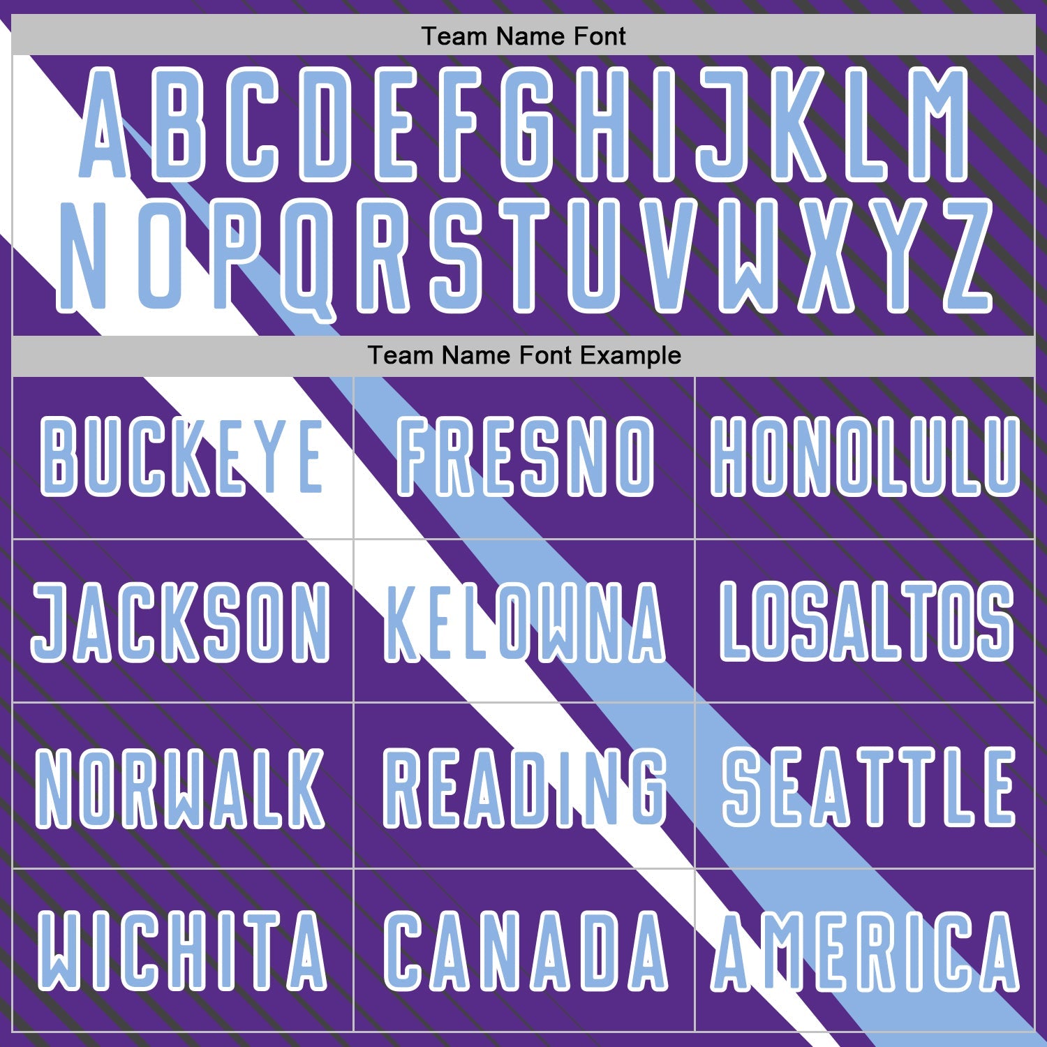 Custom Purple Light Blue-White Diagonal Stripes Sports Sublimation Soccer Uniform Jersey view 5