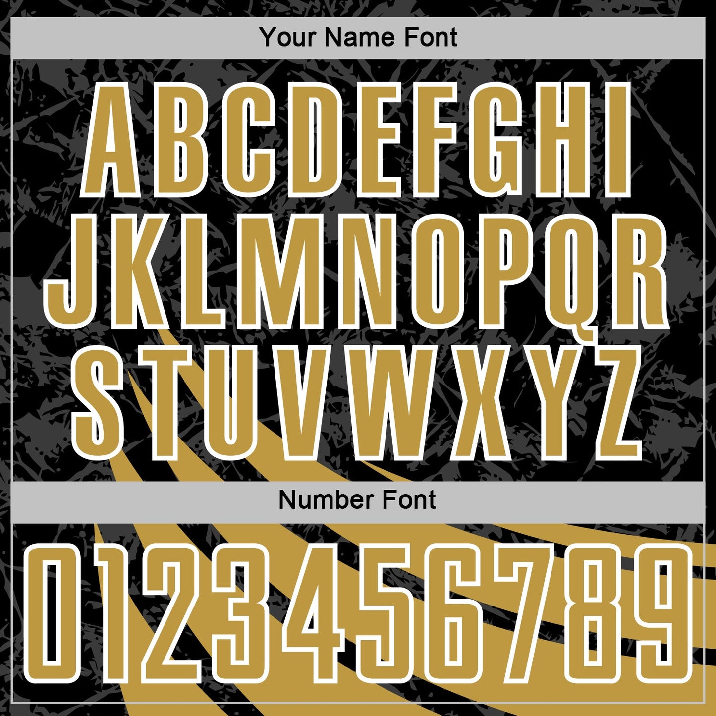 Custom Black Old Gold-White Distressed Diagonal Stripes Wind Shapes Sports Sublimation Soccer Uniform Jersey view 6