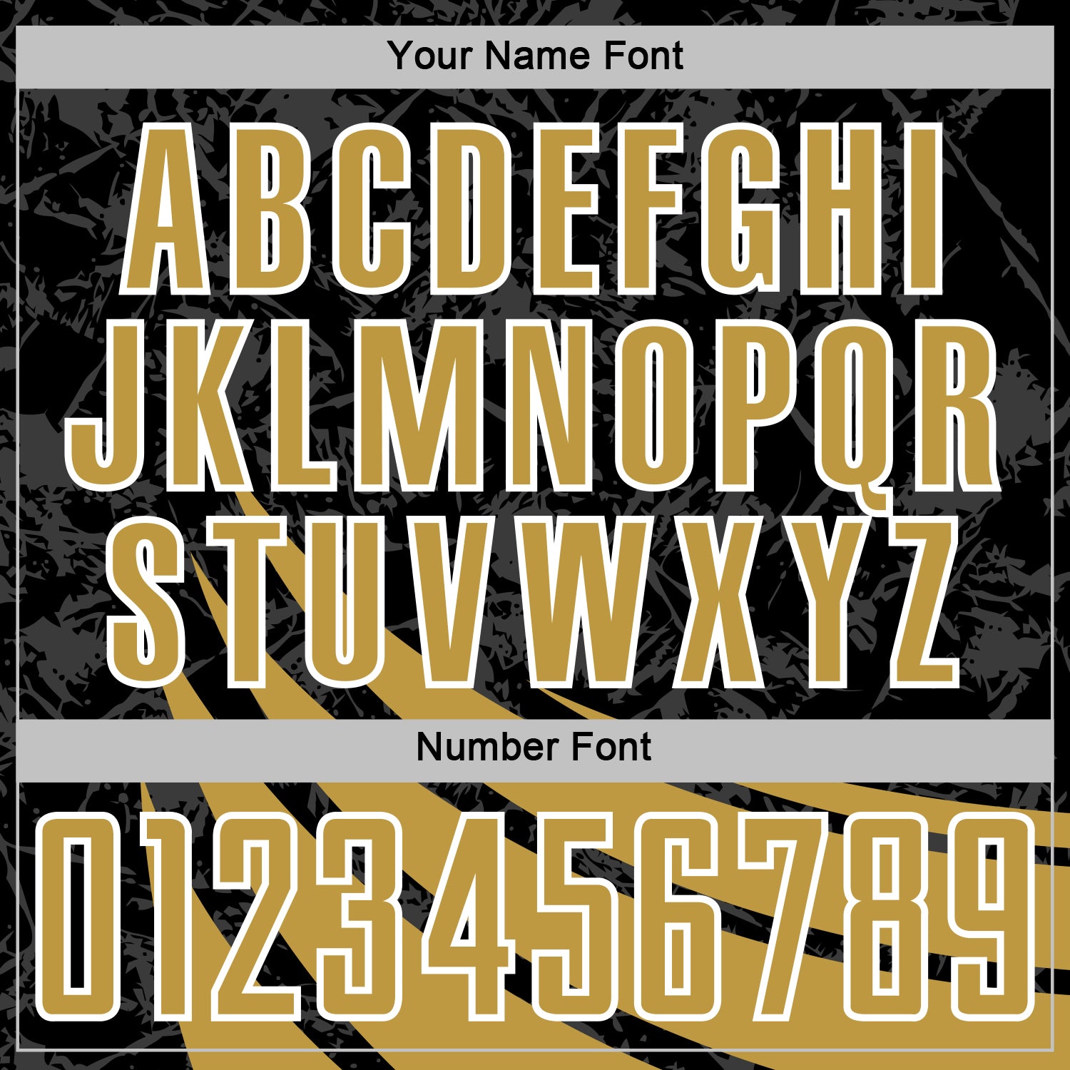 Custom Black Old Gold-White Distressed Diagonal Stripes Wind Shapes Sports Sublimation Soccer Uniform Jersey view 6