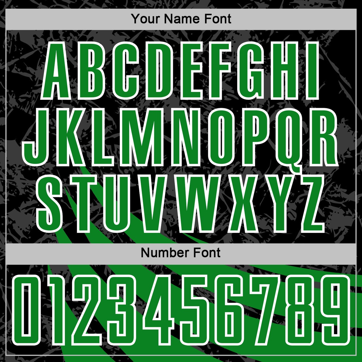 Custom Black Grass Green-White Distressed Diagonal Stripes Wind Shapes Sports Sublimation Soccer Uniform Jersey view 6