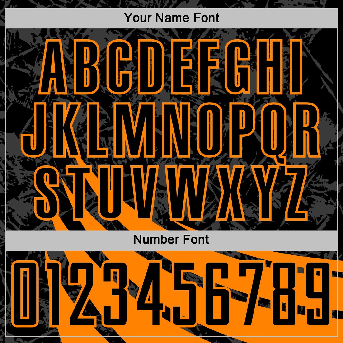 Custom Black Bay Orange Distressed Diagonal Stripes Wind Shapes Sports Sublimation Soccer Uniform Jersey view 6