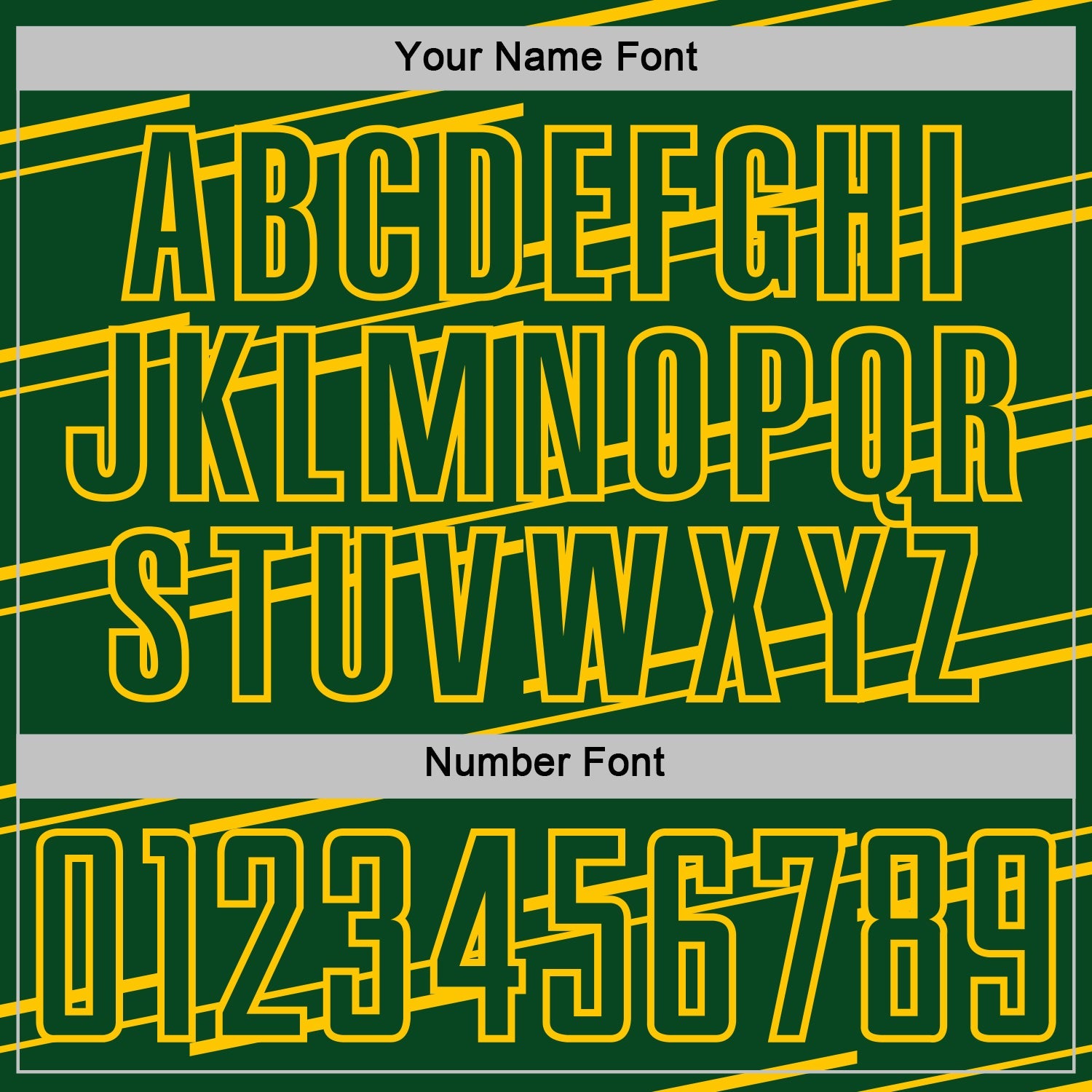 Custom Green Yellow Diagonal Pinstripes Lines Sports Sublimation Soccer Uniform Jersey view 6