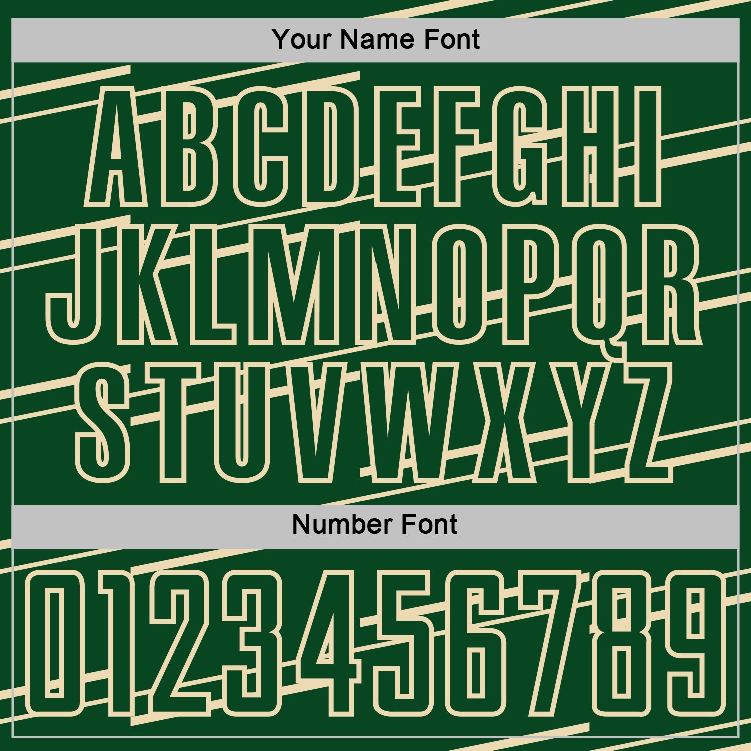 Custom Green Cream Diagonal Pinstripes Lines Sports Sublimation Soccer Uniform Jersey view 6