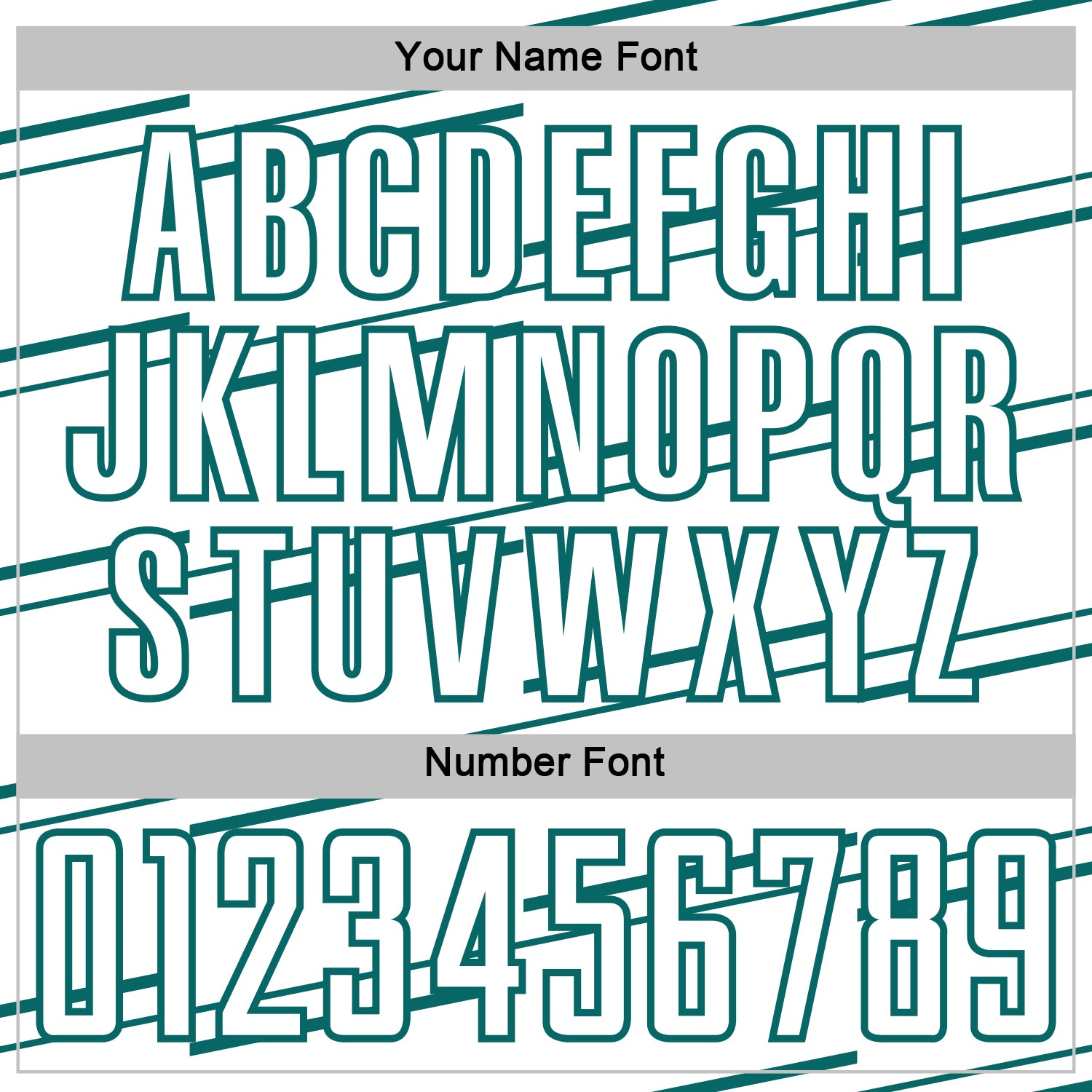 Custom White Teal Diagonal Pinstripes Lines Sports Sublimation Soccer Uniform Jersey view 6