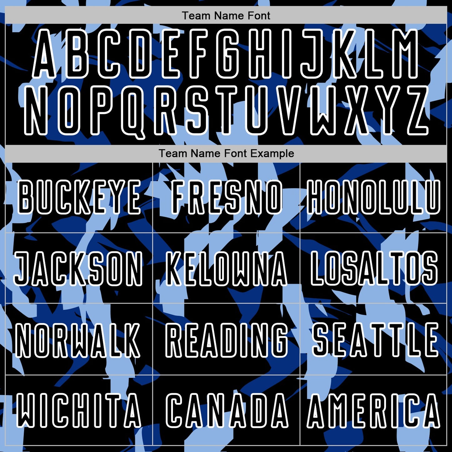 Custom Black White-Blue Geometric Camo Fragment Sports Sublimation Soccer Uniform Jersey view 5