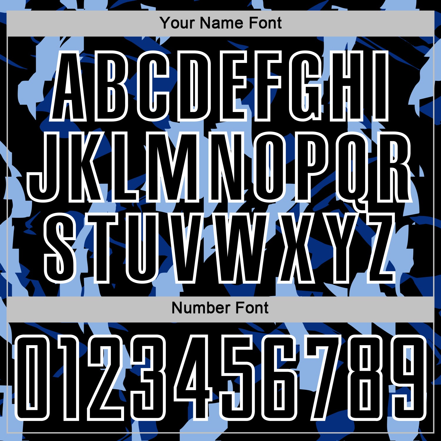 Custom Black White-Blue Geometric Camo Fragment Sports Sublimation Soccer Uniform Jersey view 6