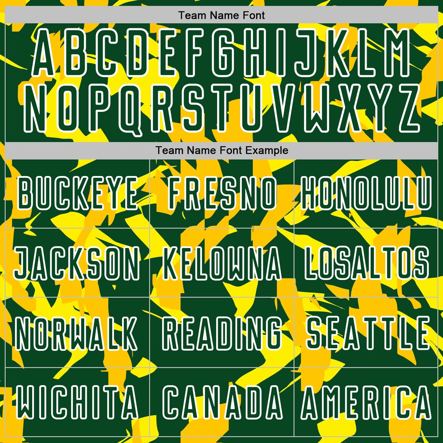 Custom Green White-Yellow Geometric Camo Fragment Sports Sublimation Soccer Uniform Jersey view 5