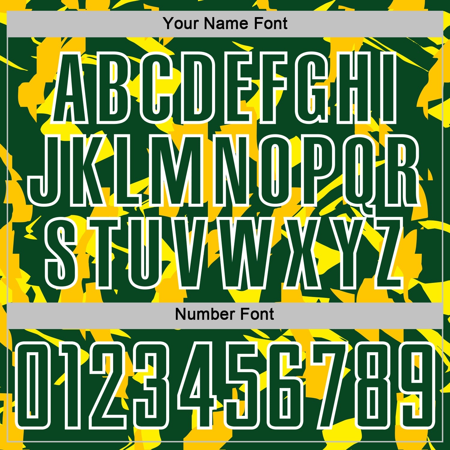 Custom Green White-Yellow Geometric Camo Fragment Sports Sublimation Soccer Uniform Jersey view 6
