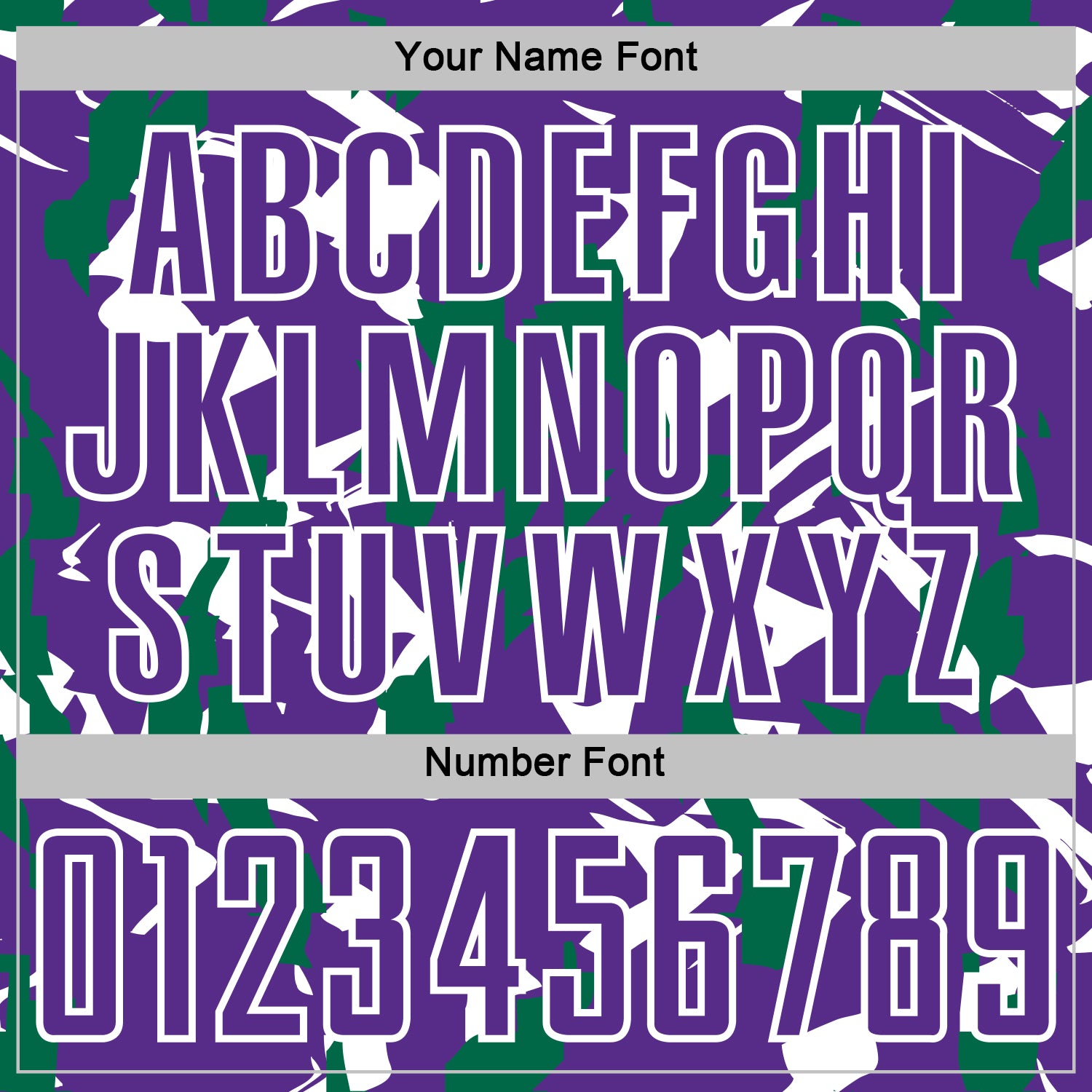 Custom Purple White-Kelly Green Geometric Camo Fragment Sports Sublimation Soccer Uniform Jersey view 6