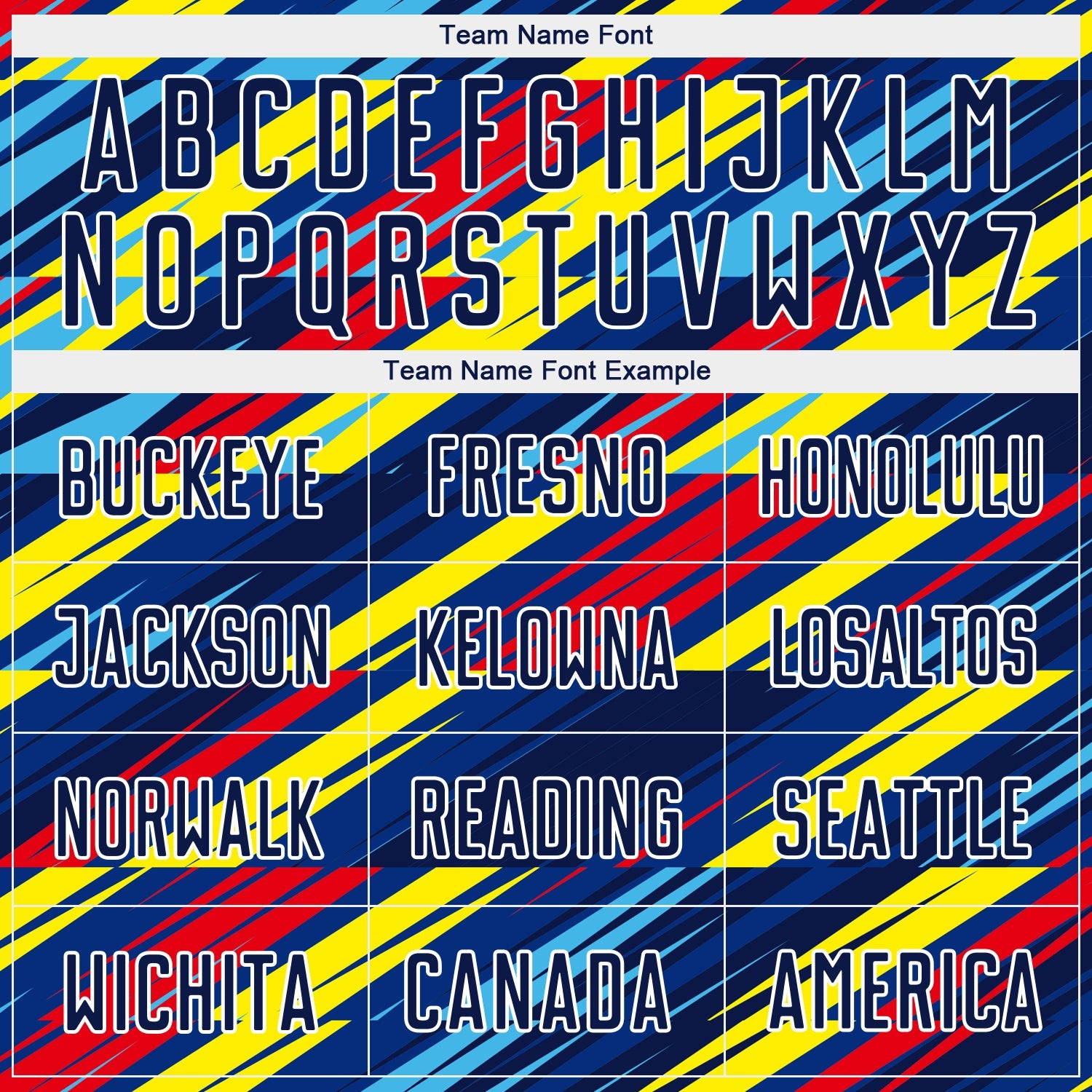 Custom Royal Navy Yellow Blue-Red Colombia Diagonal Stripes Sublimation Soccer Uniform Jersey view 5