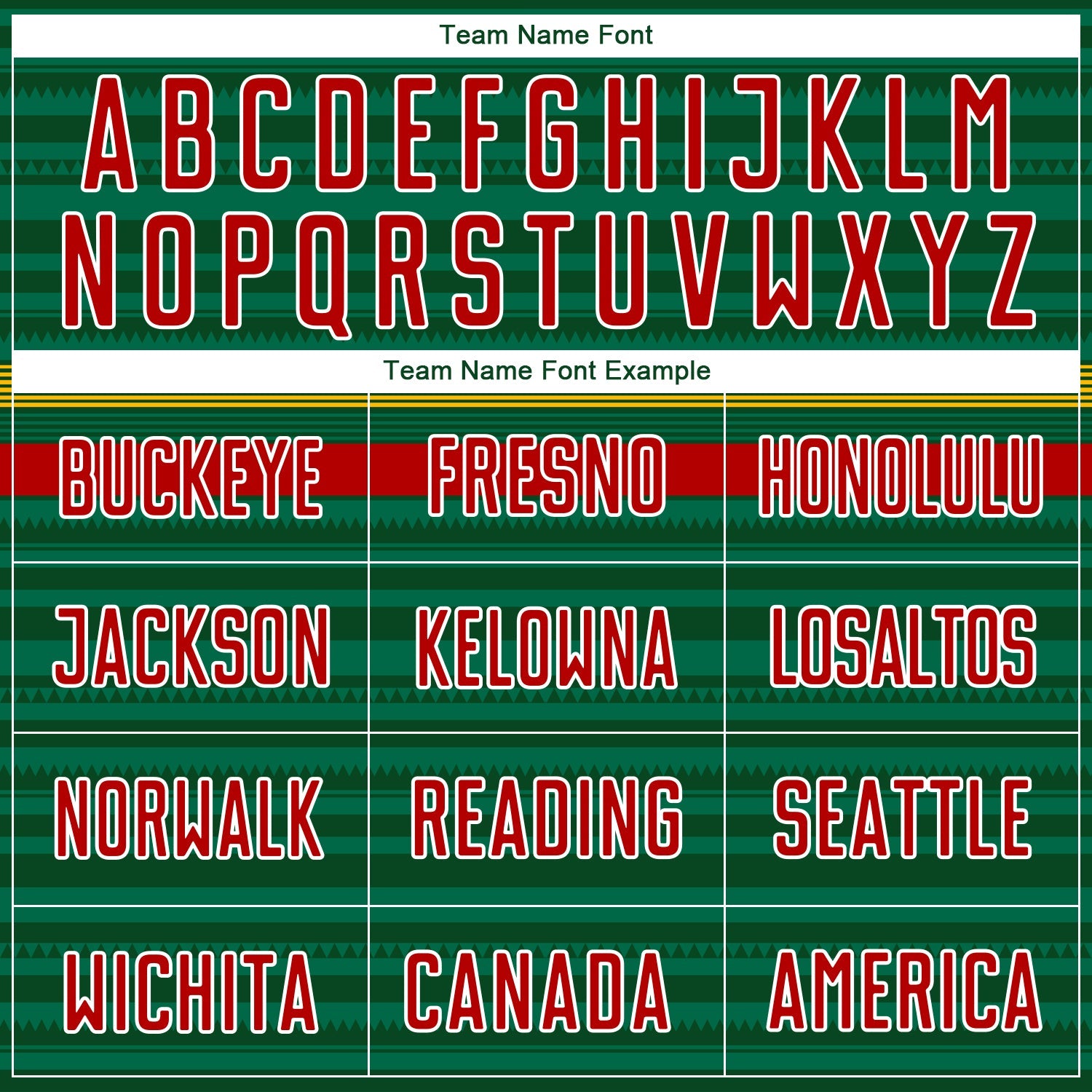 Custom Green Red Yellow-White Colombia Horizontal Stripes Geometric Aztec Tribal Pattern Sublimation Soccer Uniform Jersey view 5