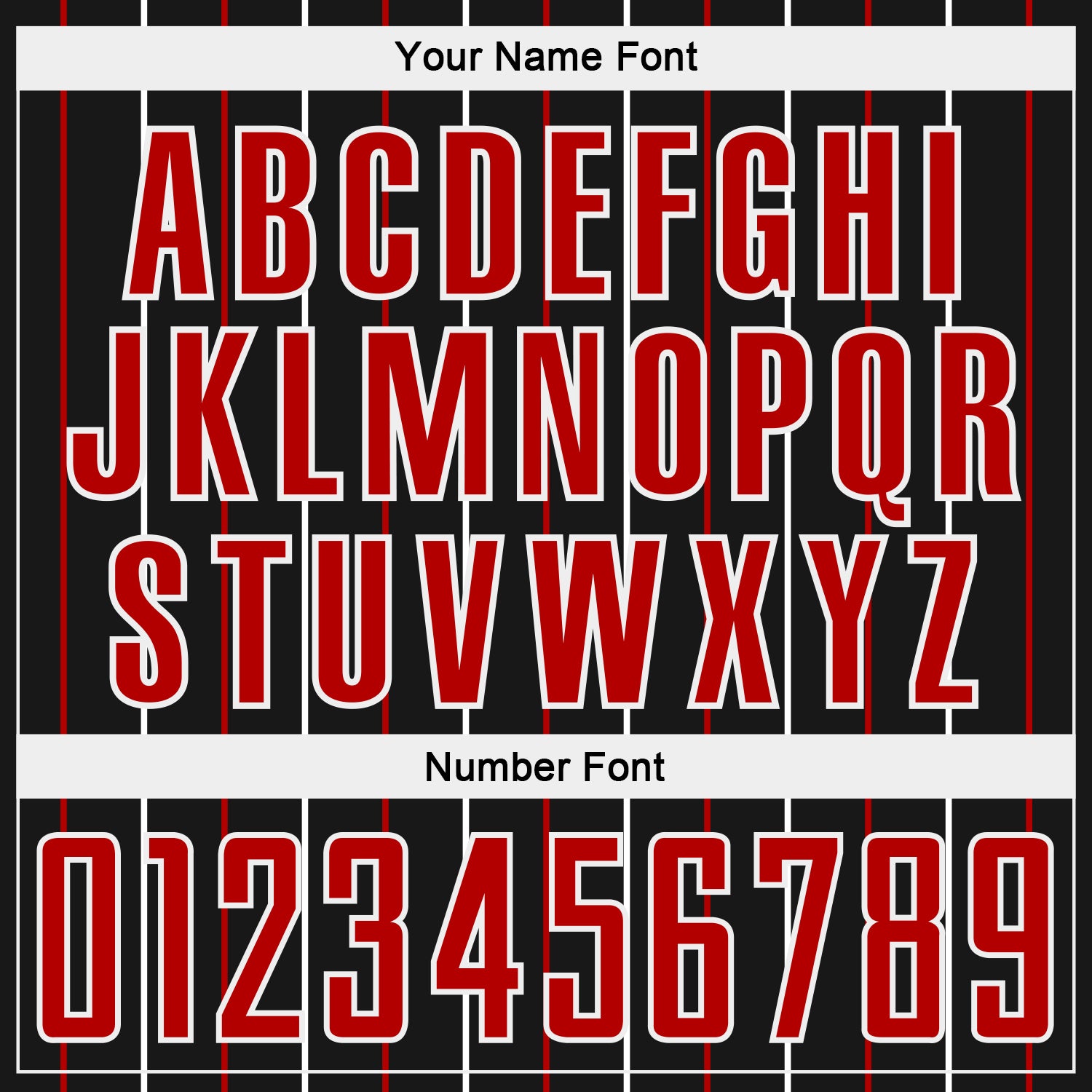 Custom Black Red-White France Vertical Pinstripe Sublimation Soccer Uniform Jersey view 6