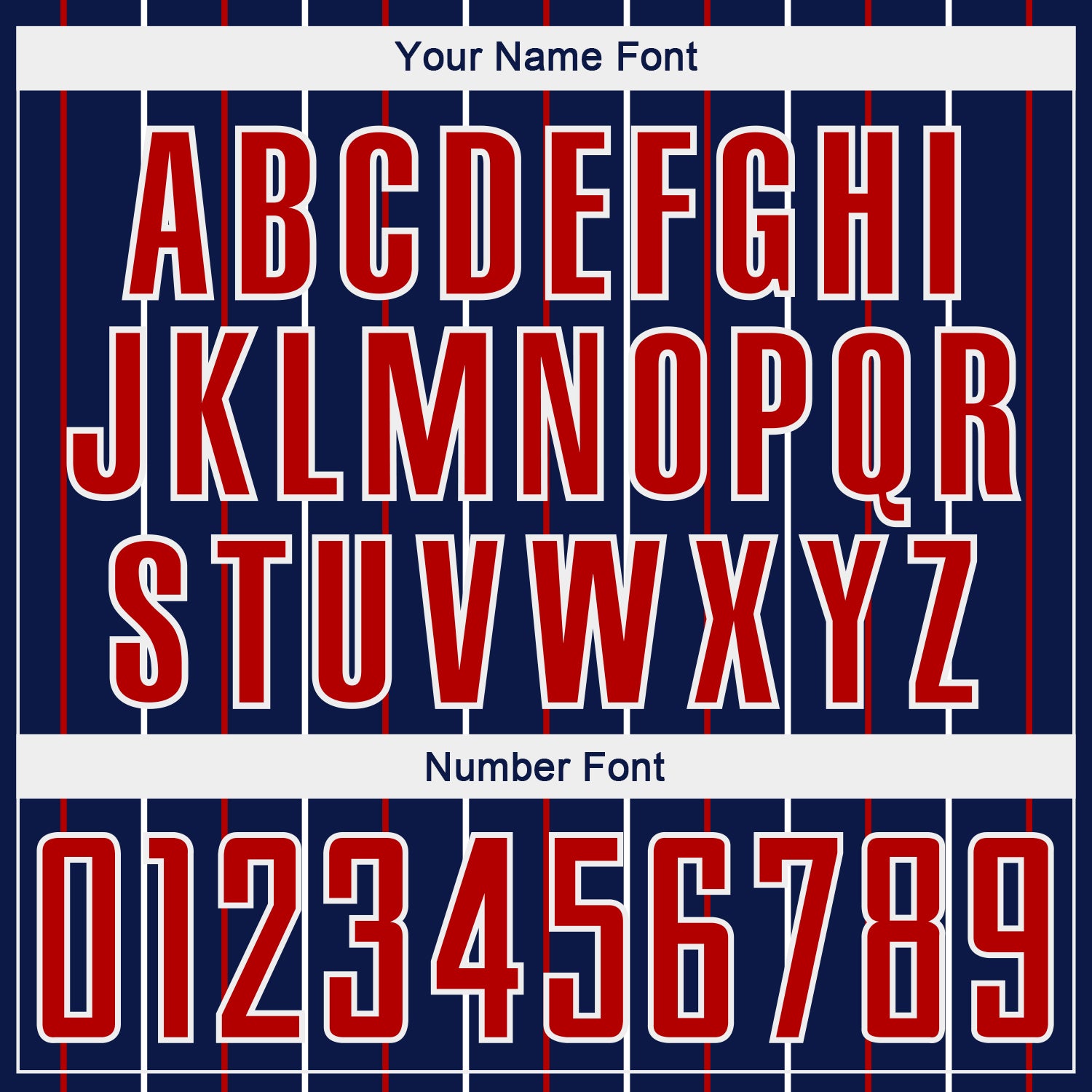 Custom Navy Red-White France Vertical Pinstripe Sublimation Soccer Uniform Jersey view 6
