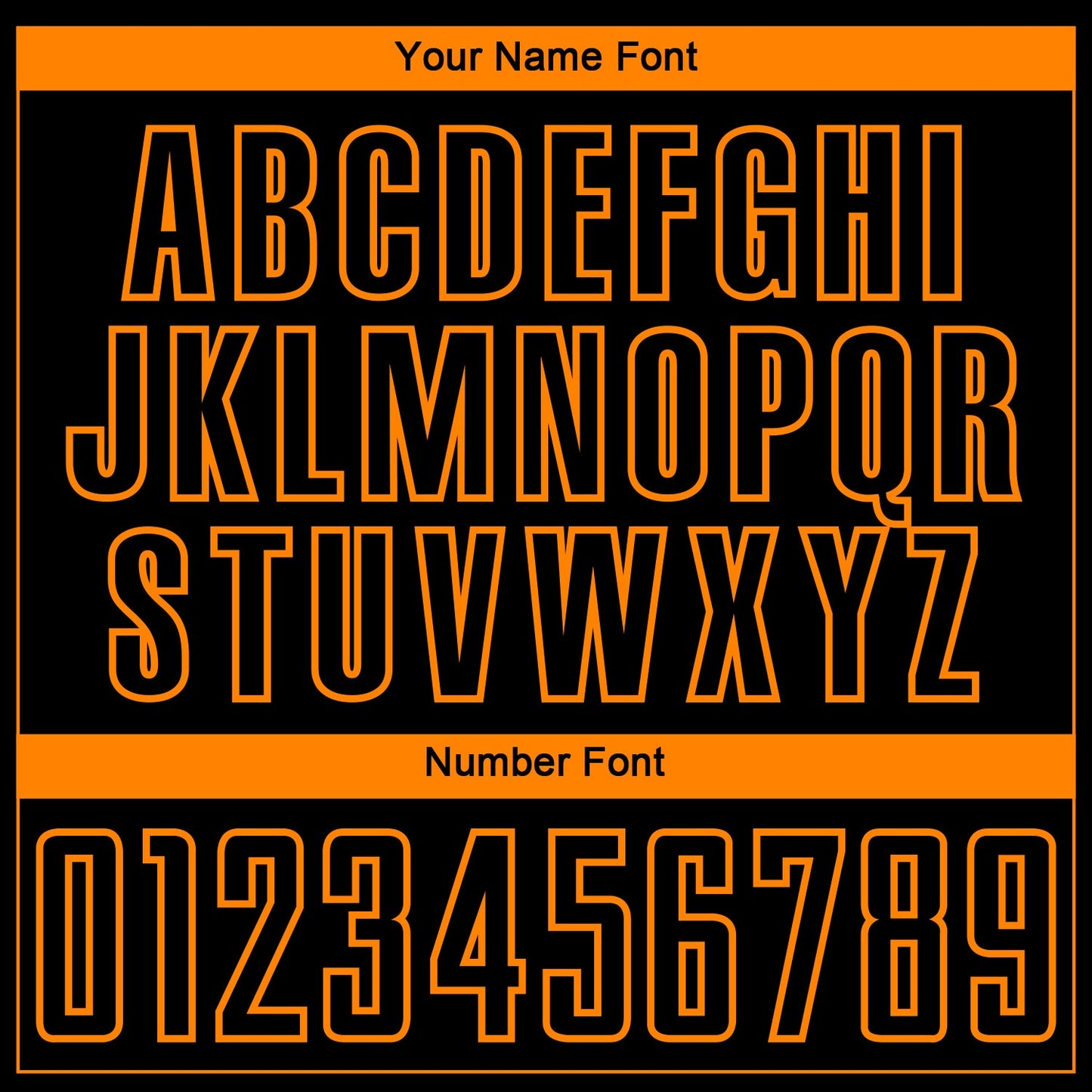 Custom Black-Bay Orange Curve Lines Sublimation Soccer Uniform Jersey view 6
