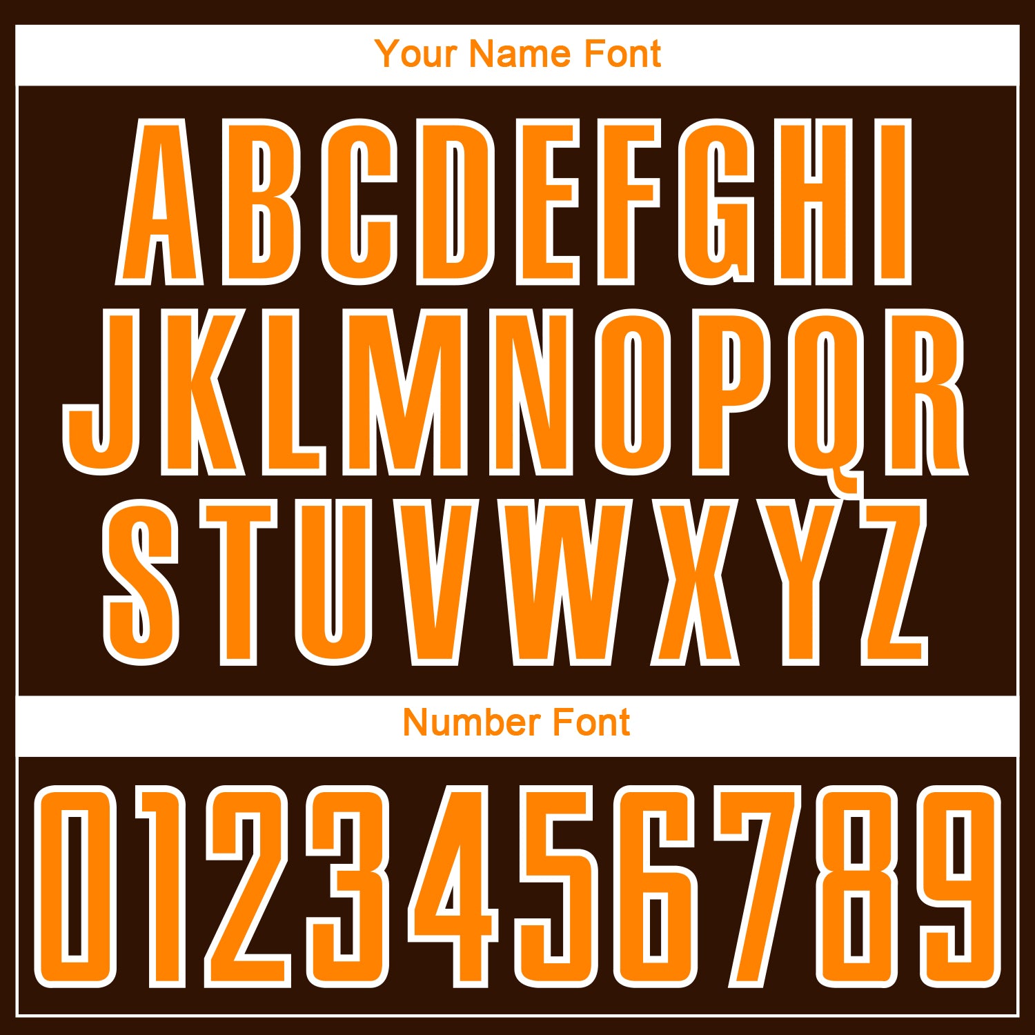 Custom Brown Bay Orange-White Curve Lines Sublimation Soccer Uniform Jersey view 6