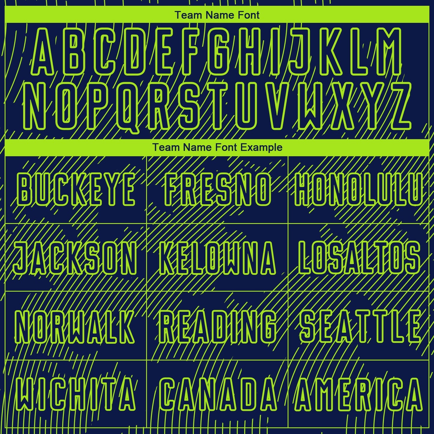 Custom Navy-Neon Green Curve Lines Sublimation Soccer Uniform Jersey view 5