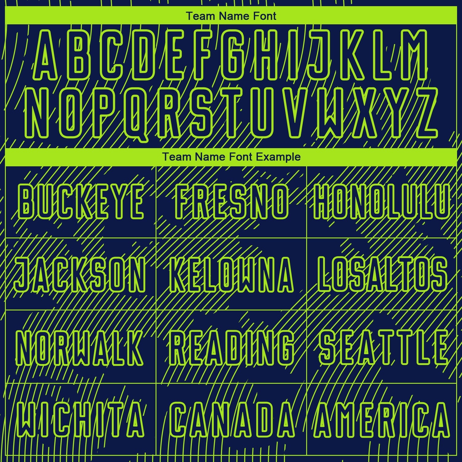 Custom Navy-Neon Green Curve Lines Sublimation Soccer Uniform Jersey view 5