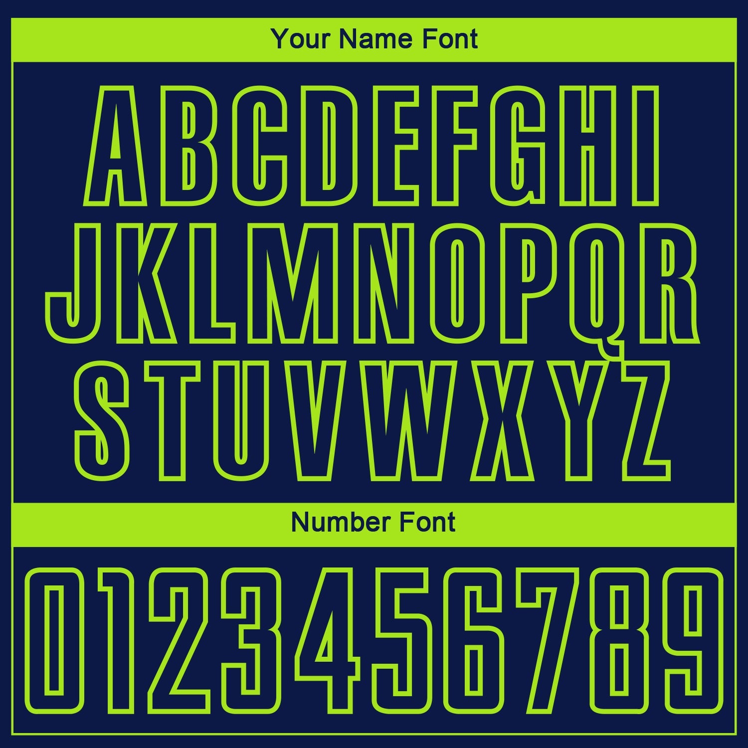 Custom Navy-Neon Green Curve Lines Sublimation Soccer Uniform Jersey view 6