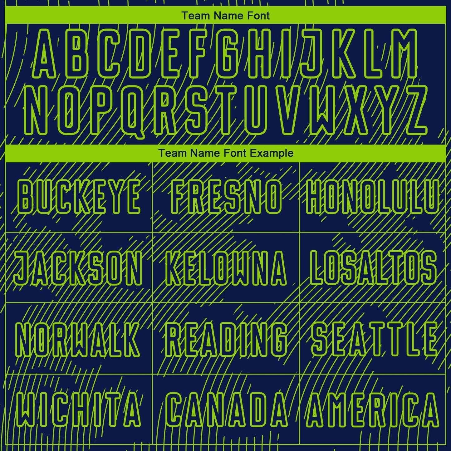 Custom Navy-Neon Green Curve Lines Sublimation Soccer Uniform Jersey view 5
