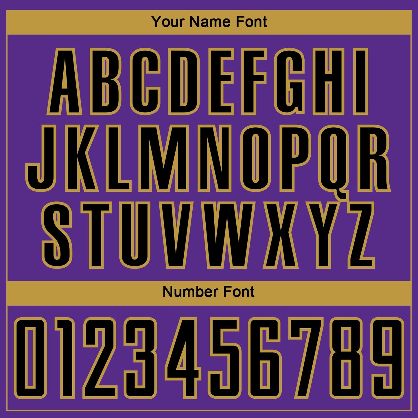 Custom Purple Black-Old Gold Curve Lines Sublimation Soccer Uniform Jersey view 6
