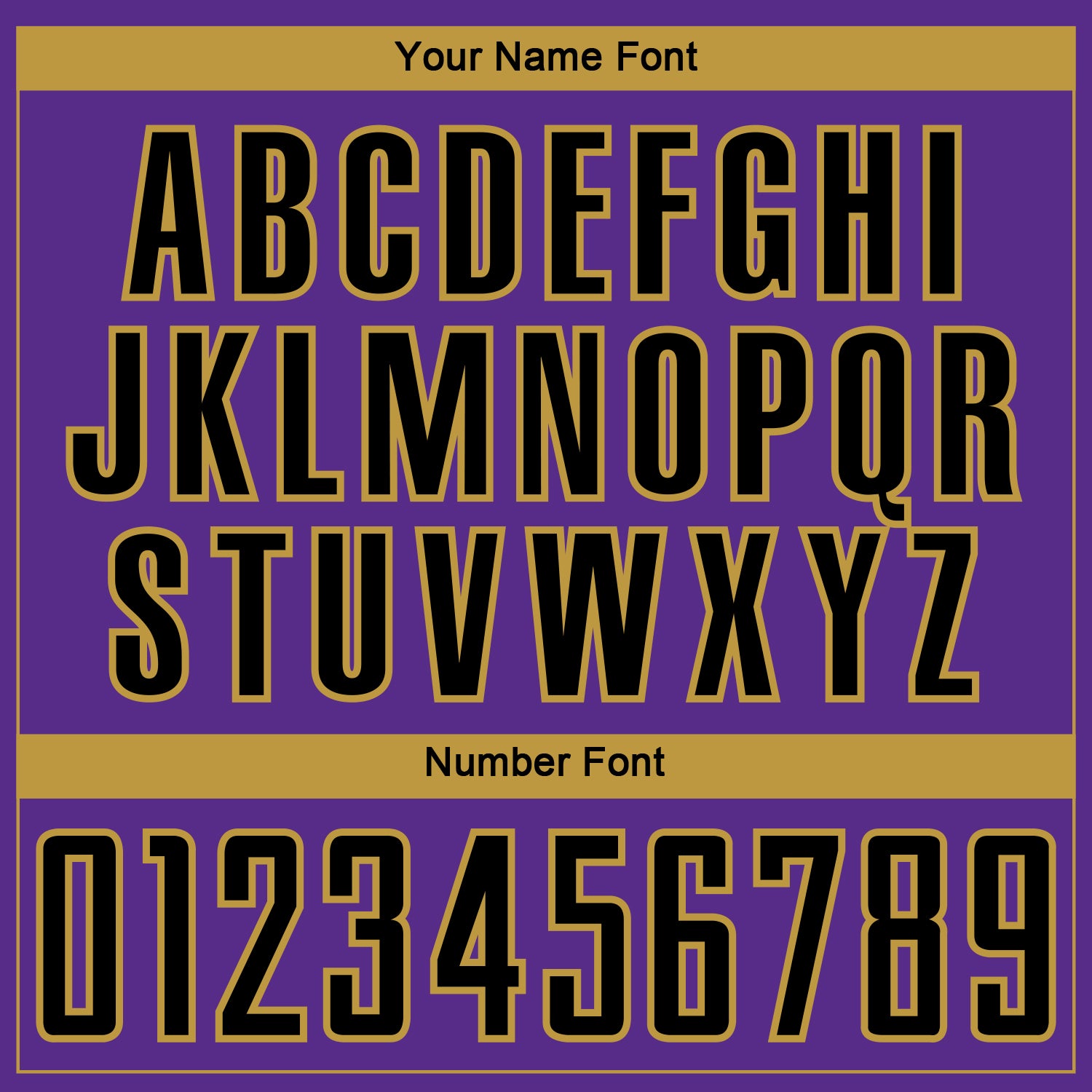 Custom Purple Black-Old Gold Curve Lines Sublimation Soccer Uniform Jersey view 6