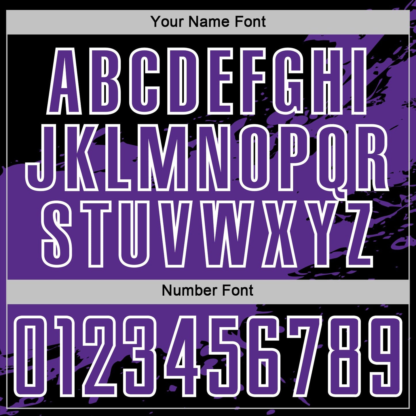Custom Purple Black-White Splash Color Block Sublimation Soccer Uniform Jersey view 6