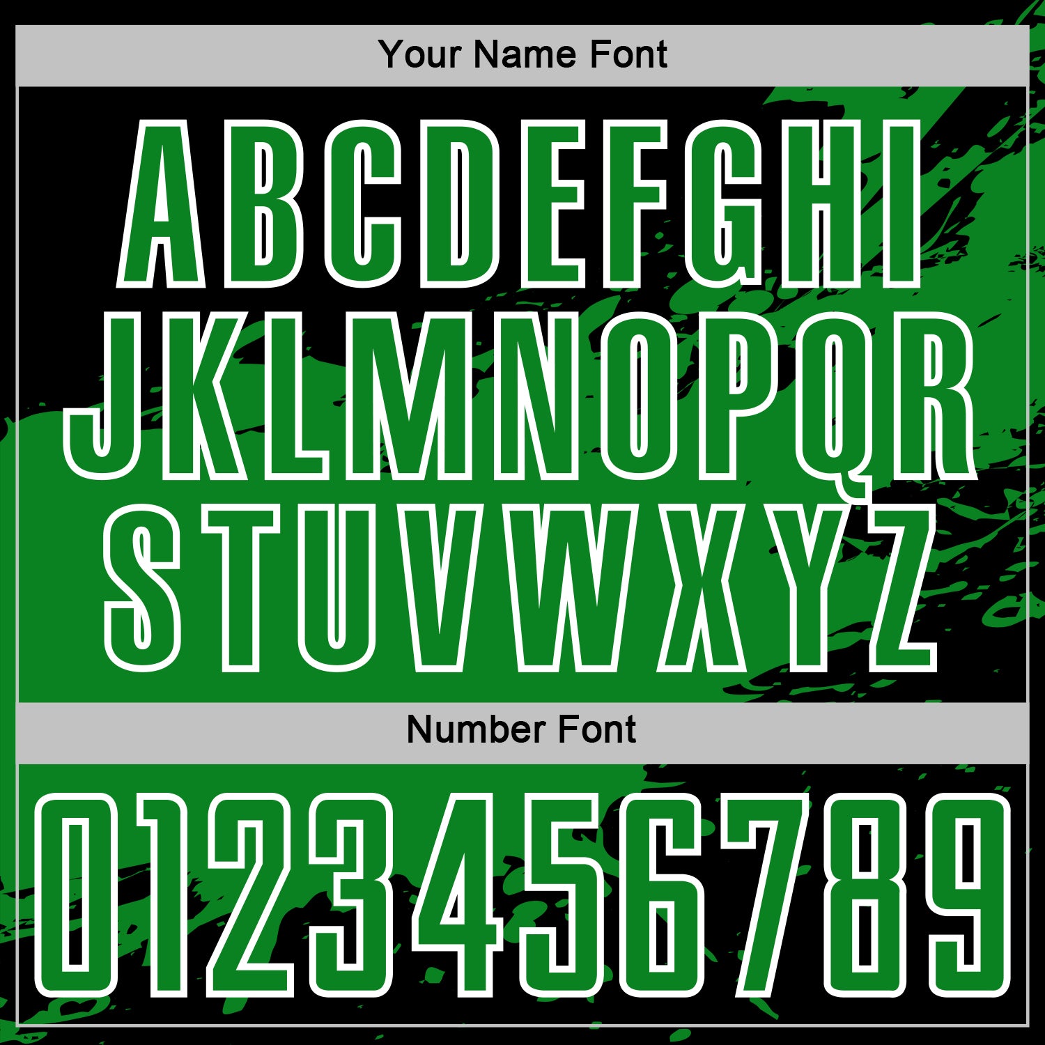 Custom Grass Green Black-White Splash Color Block Sublimation Soccer Uniform Jersey view 6
