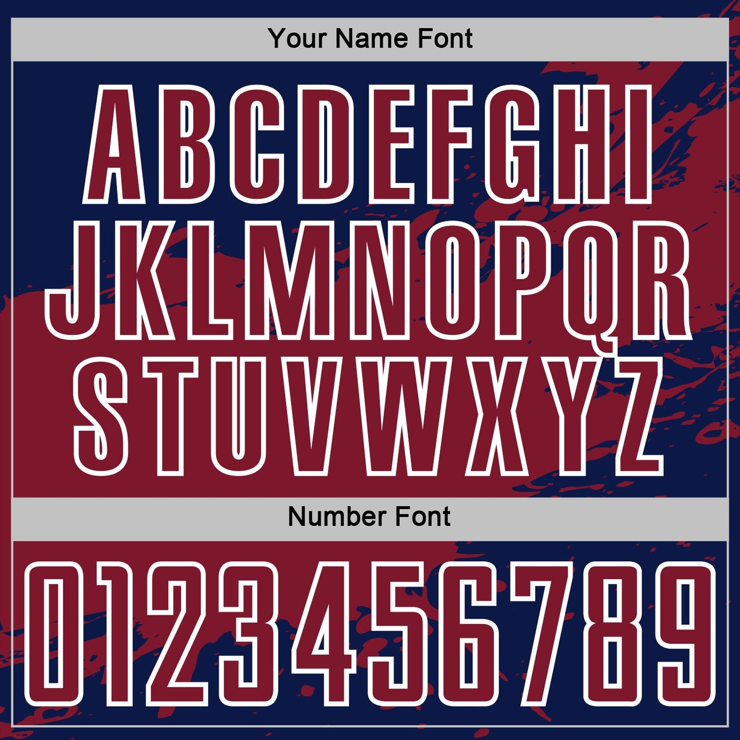 Custom Crimson Navy-White Splash Color Block Sublimation Soccer Uniform Jersey view 6