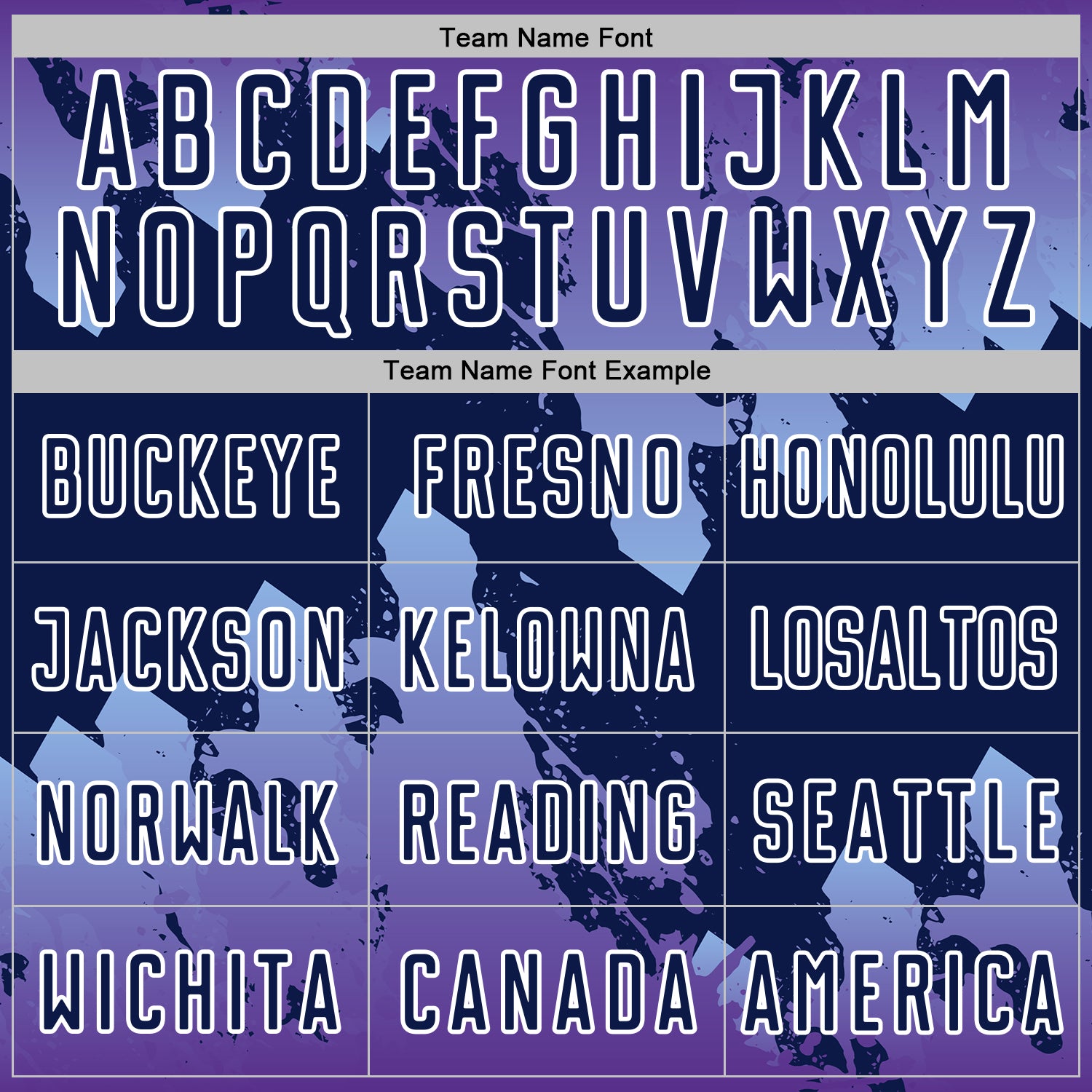 Custom Purple Navy Light Blue-White Gradient Splash Sublimation Soccer Uniform Jersey view 5