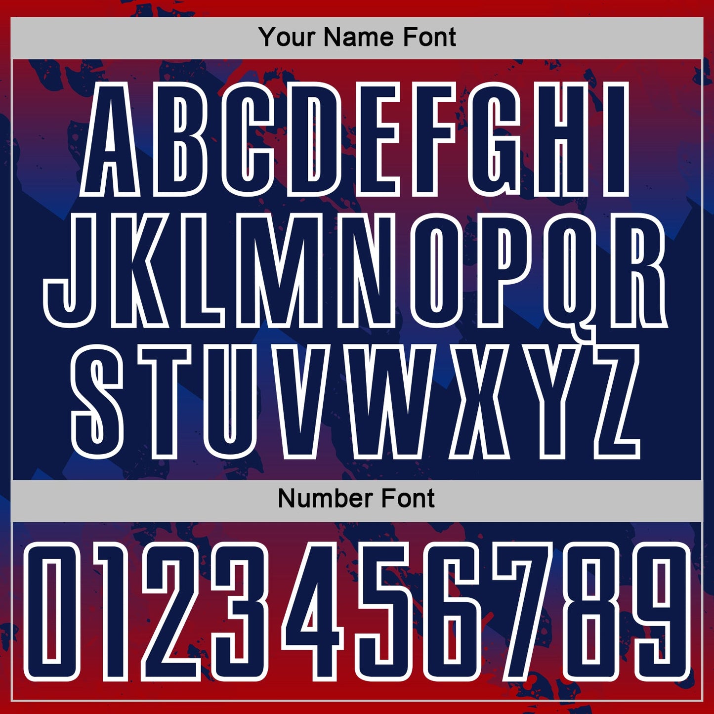 Custom Red Navy Royal-White Gradient Splash Sublimation Soccer Uniform Jersey view 6