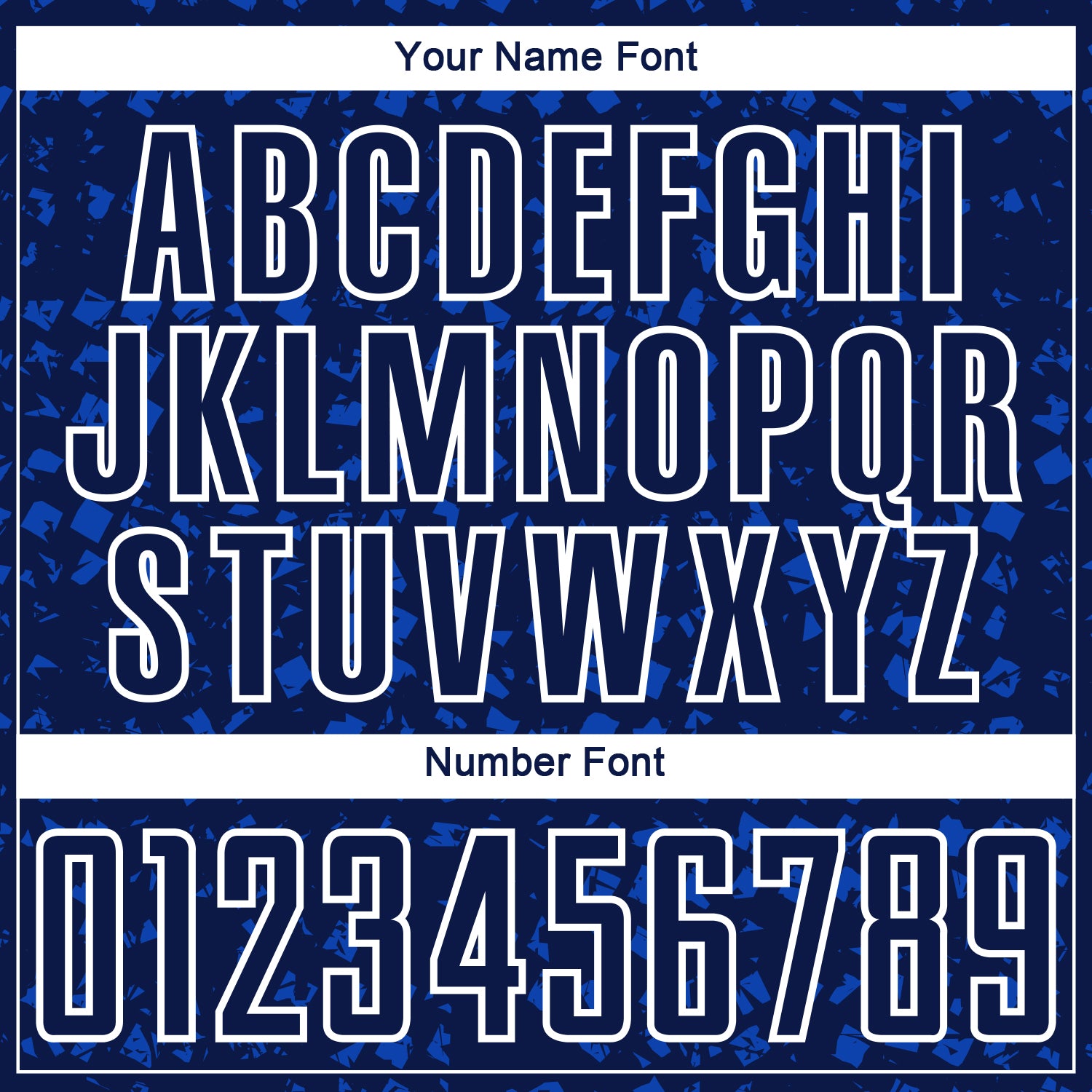 Custom Navy Thunder Blue-White Digital Geometric Fragment Speckles Sublimation Soccer Uniform Jersey view 6