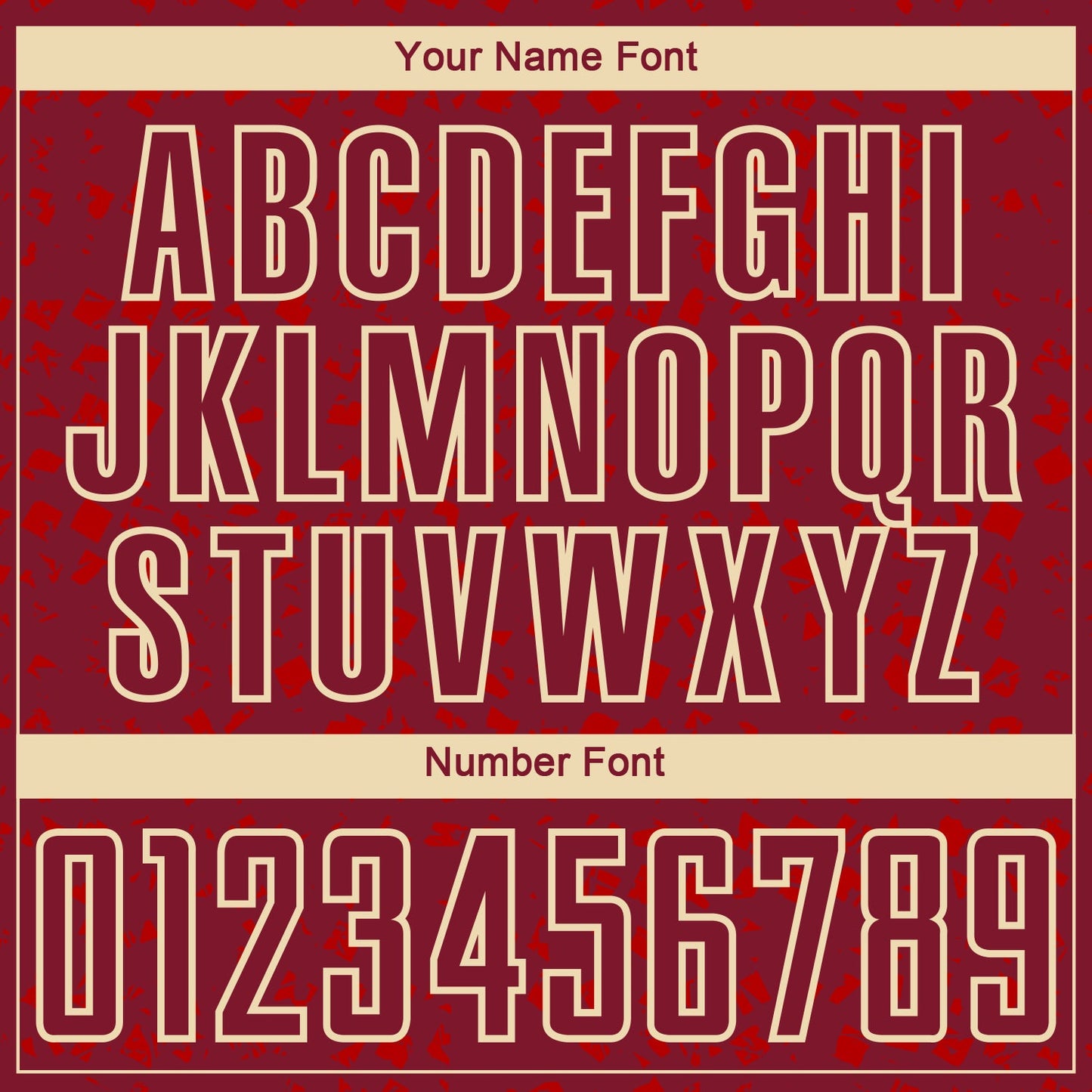 Custom Crimson Cream-Red Digital Geometric Fragment Speckles Sublimation Soccer Uniform Jersey view 6