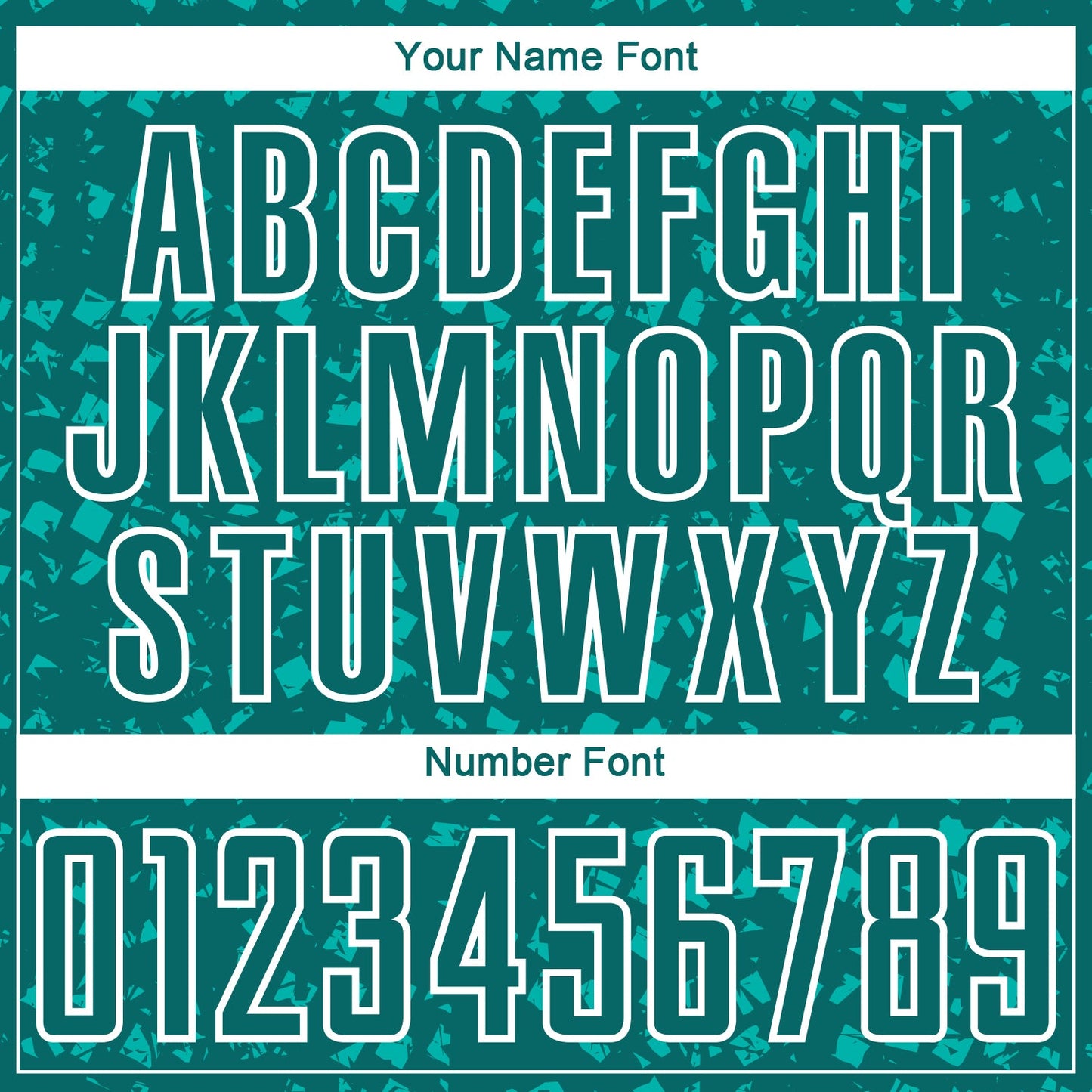 Custom Teal White-Aqua Digital Geometric Fragment Speckles Sublimation Soccer Uniform Jersey view 6