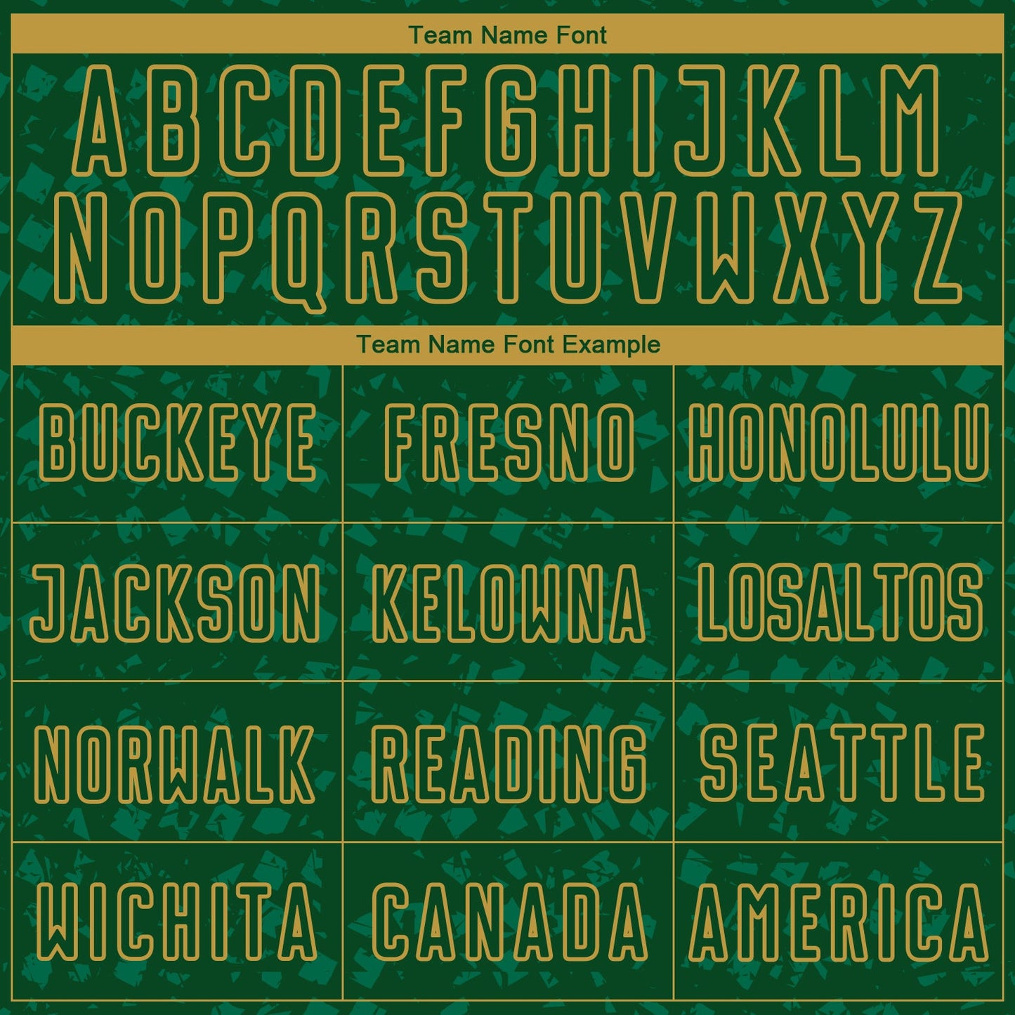 Custom Green Old Gold-Kelly Green Digital Geometric Fragment Speckles Sublimation Soccer Uniform Jersey view 5