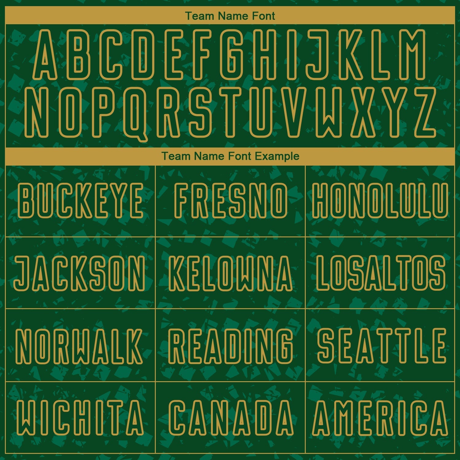 Custom Green Old Gold-Kelly Green Digital Geometric Fragment Speckles Sublimation Soccer Uniform Jersey view 5