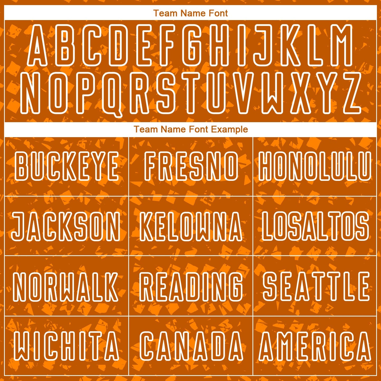 Custom Texas Orange White-Bay Orange Digital Geometric Fragment Speckles Sublimation Soccer Uniform Jersey view 5