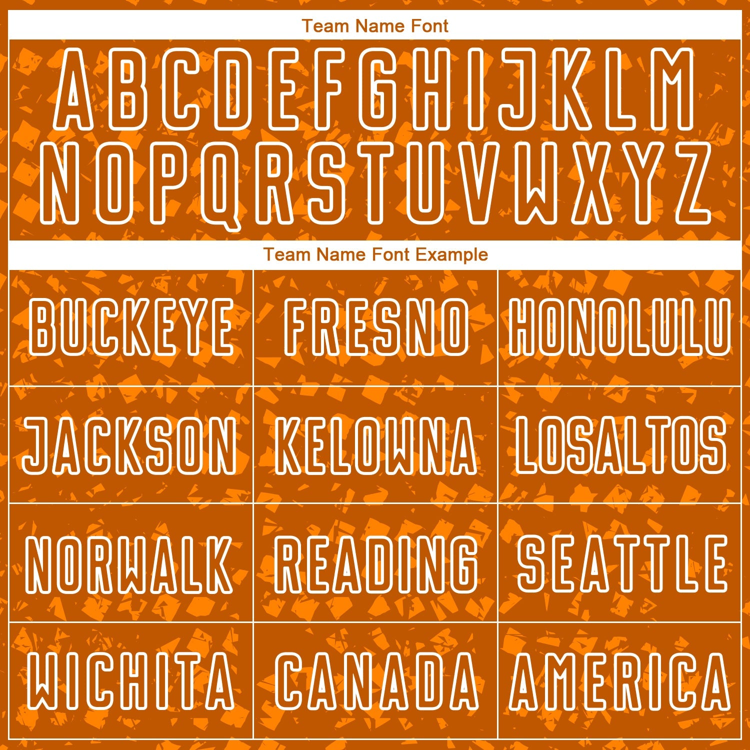Custom Texas Orange White-Bay Orange Digital Geometric Fragment Speckles Sublimation Soccer Uniform Jersey view 5