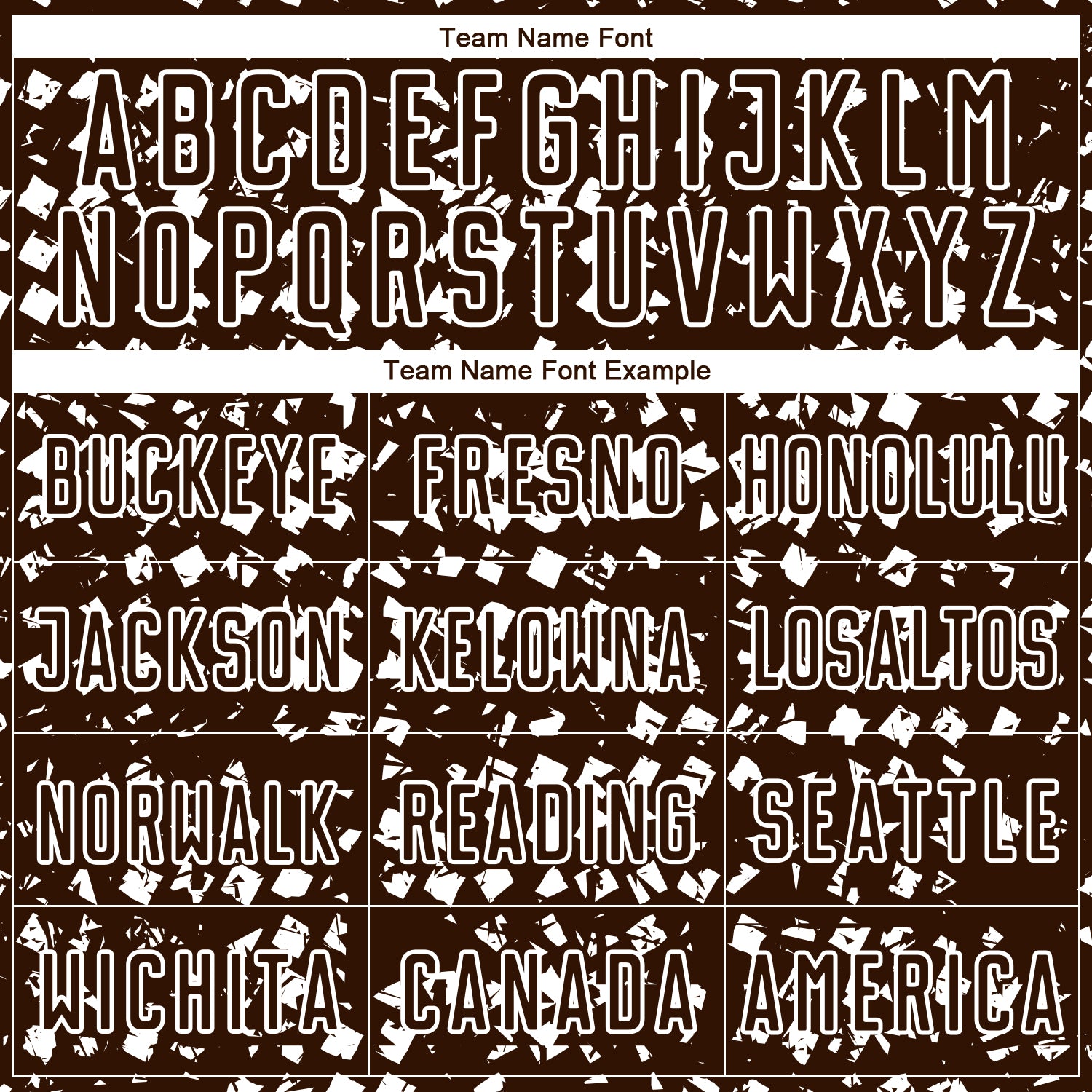 Custom Brown White Digital Geometric Fragment Speckles Sublimation Soccer Uniform Jersey view 5