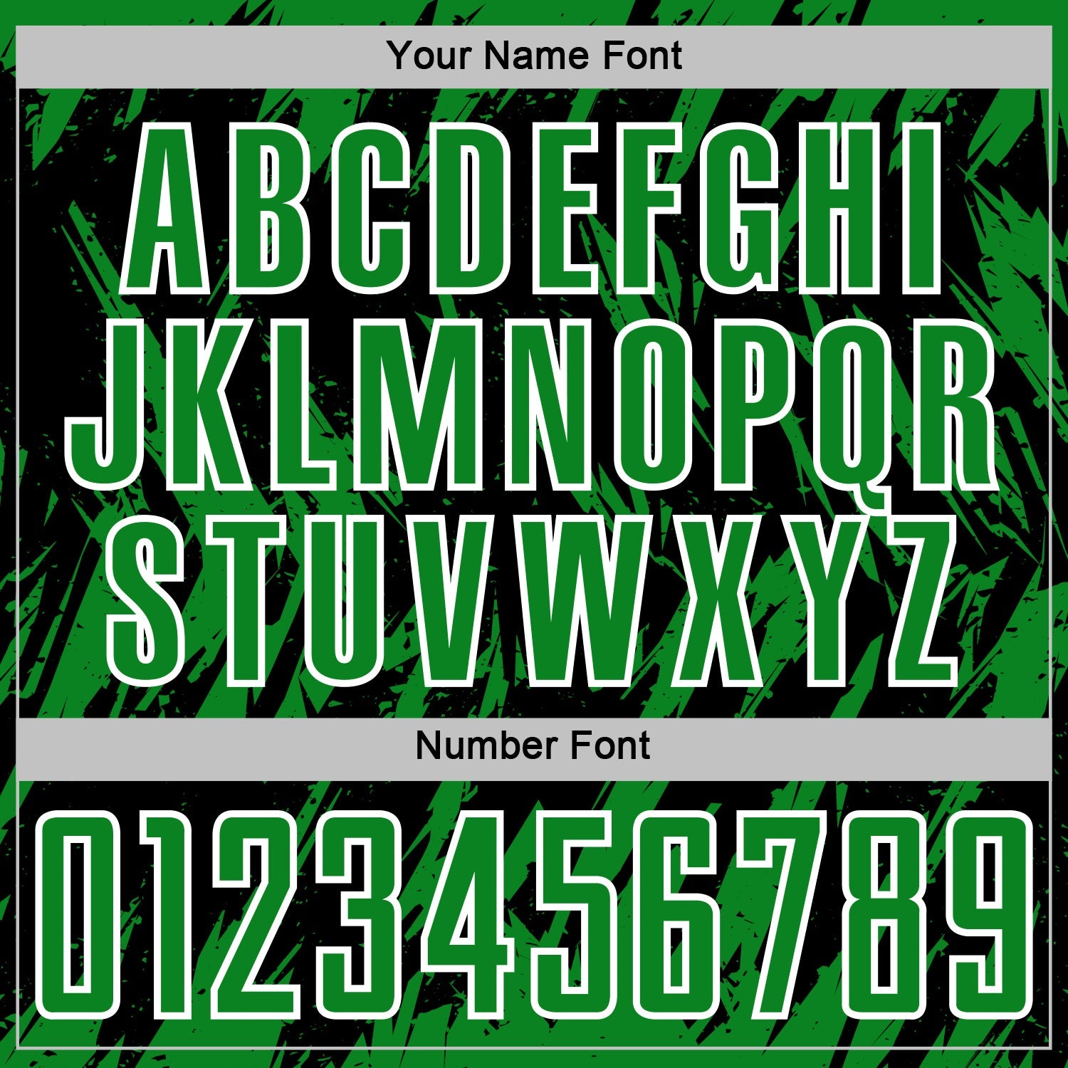 Custom Black Grass Green-White Splatter Torn Sharp Brush Stroke Sublimation Soccer Uniform Jersey view 6