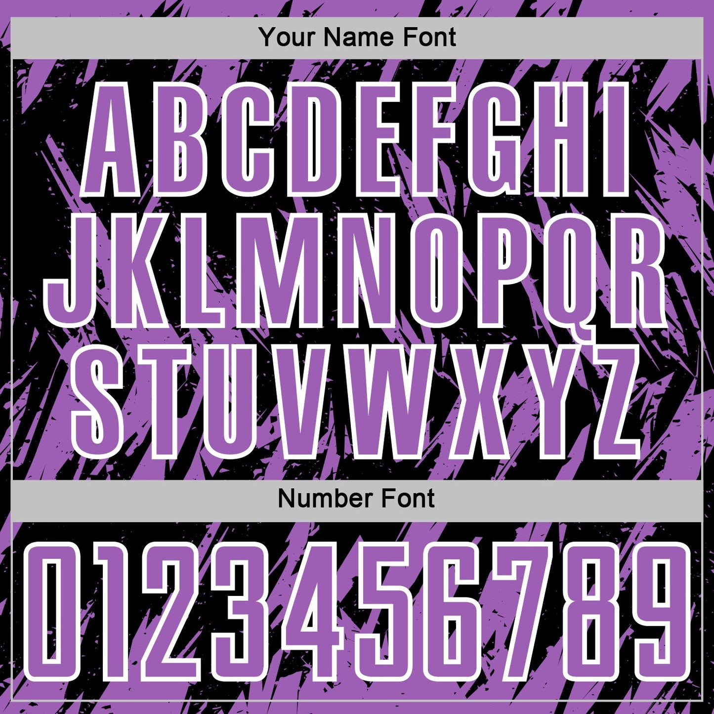 Custom Black Medium Purple-White Splatter Torn Sharp Brush Stroke Sublimation Soccer Uniform Jersey view 6