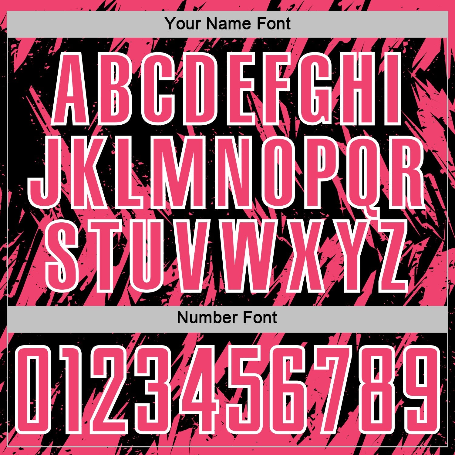 Custom Black Neon Pink-White Splatter Torn Sharp Brush Stroke Sublimation Soccer Uniform Jersey view 6